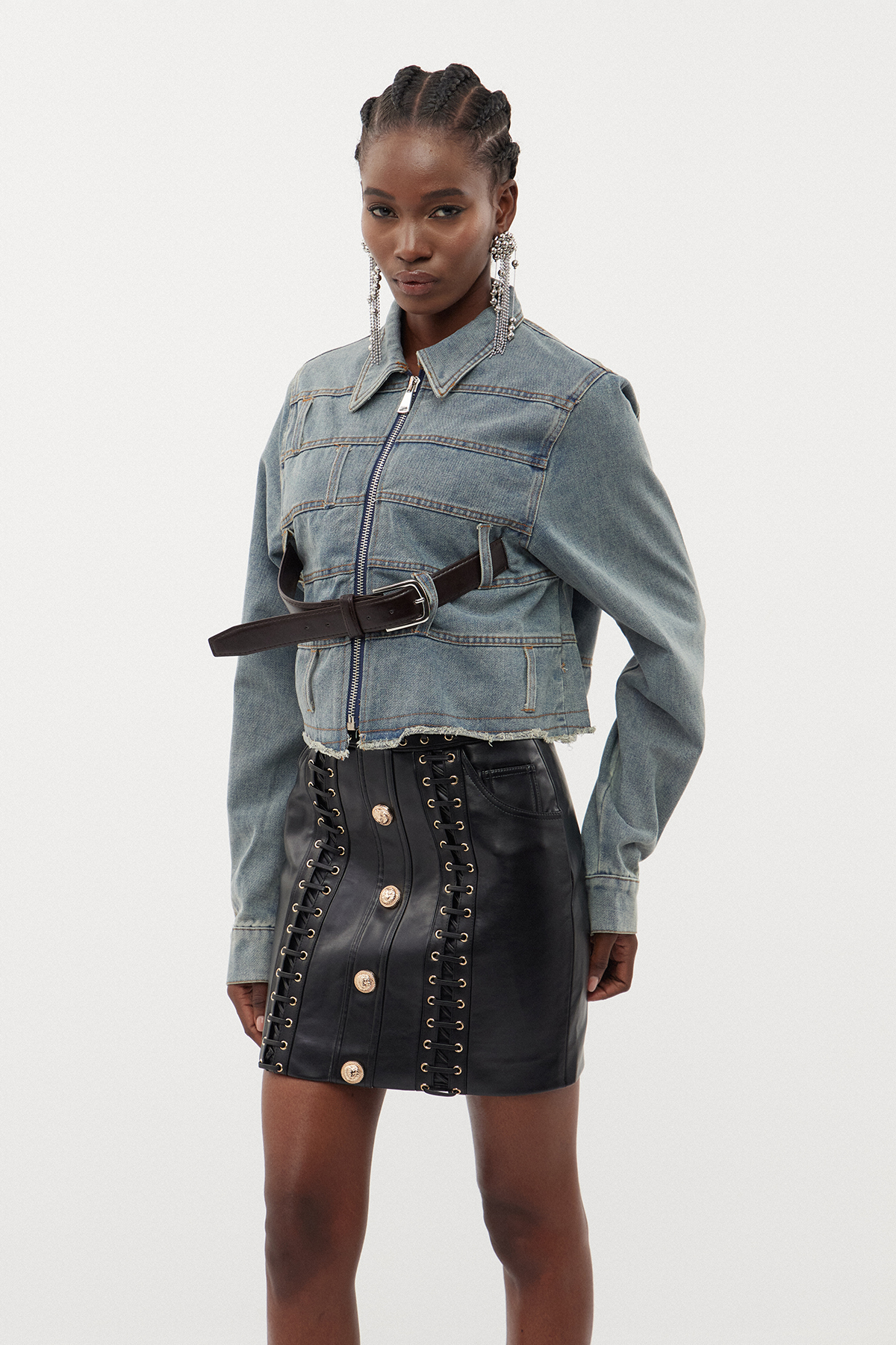 Esau Deconstruct Denim Jacket