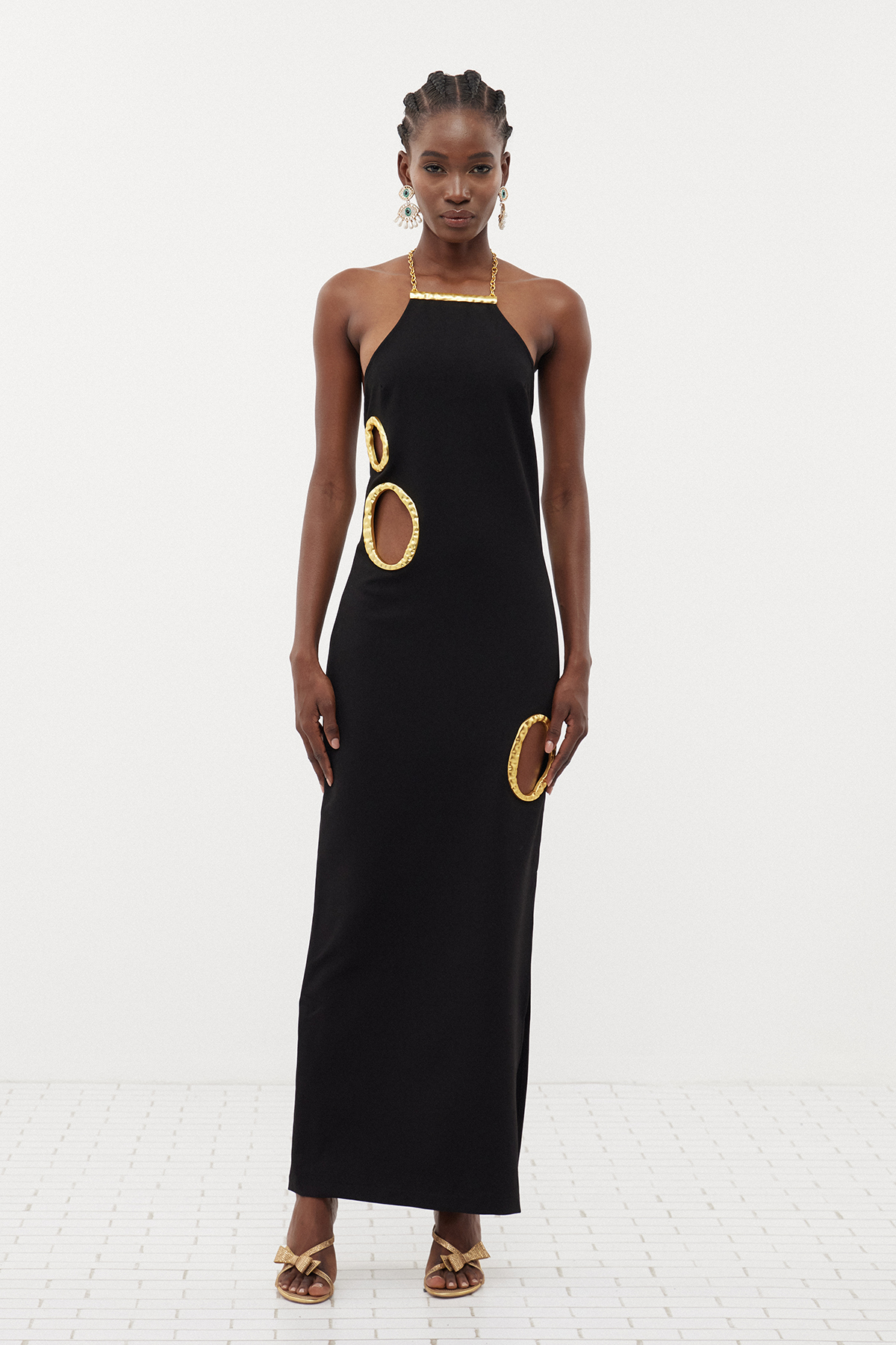 Esben Cutout Backless Maxi Dress