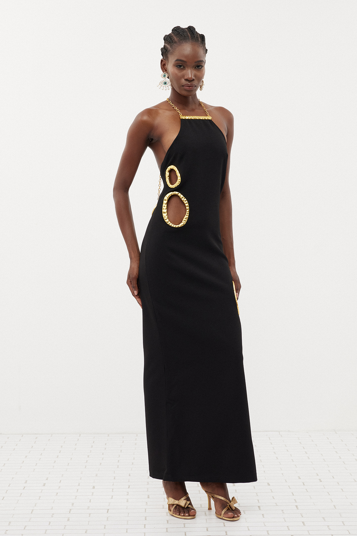 Esben Cutout Backless Maxi Dress