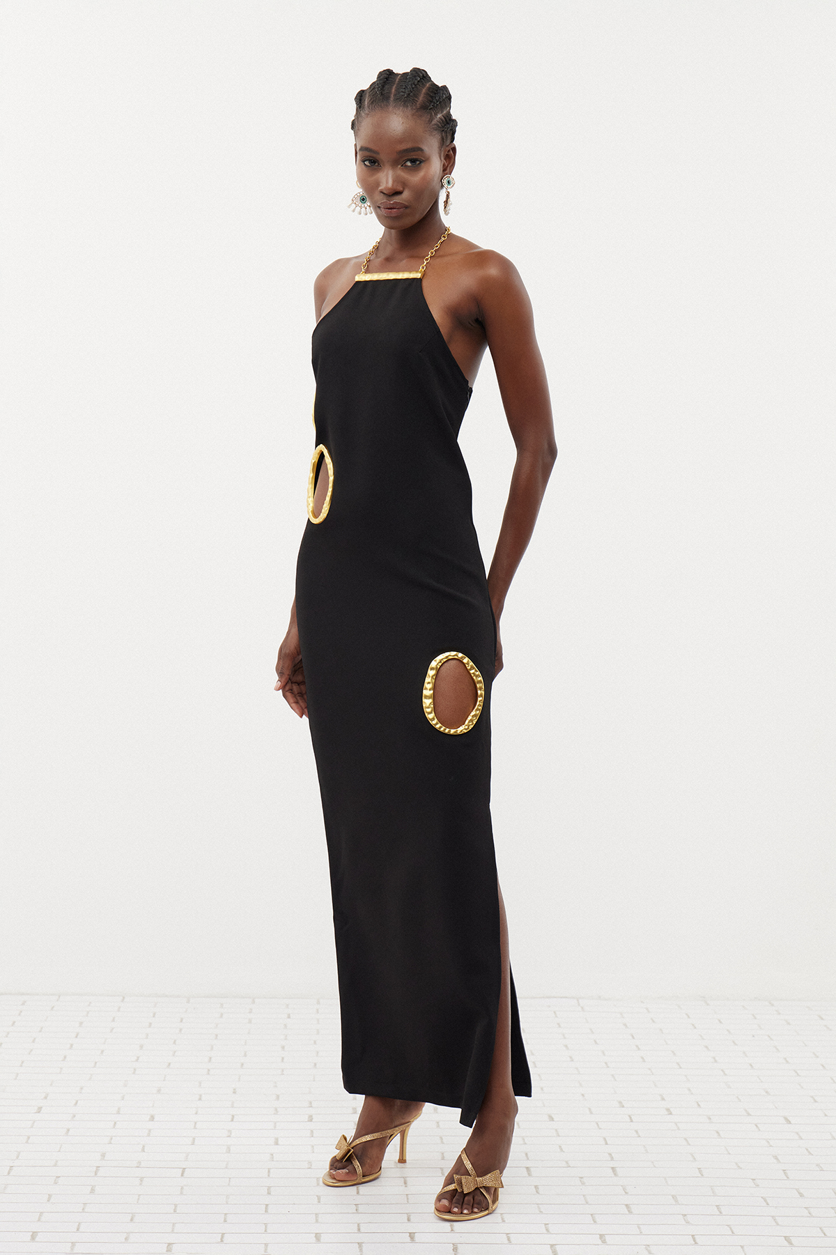 Esben Cutout Backless Maxi Dress