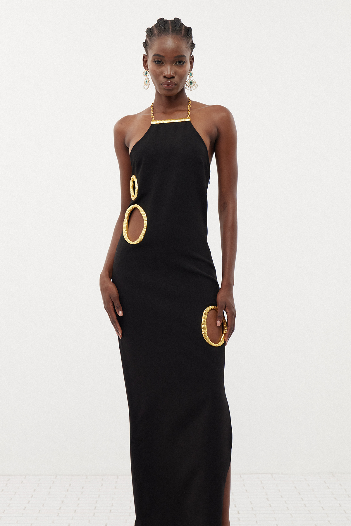 Esben Cutout Backless Maxi Dress