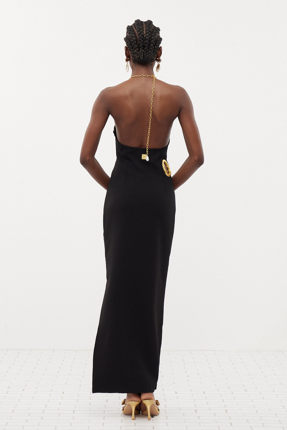 Esben Cutout Backless Maxi Dress