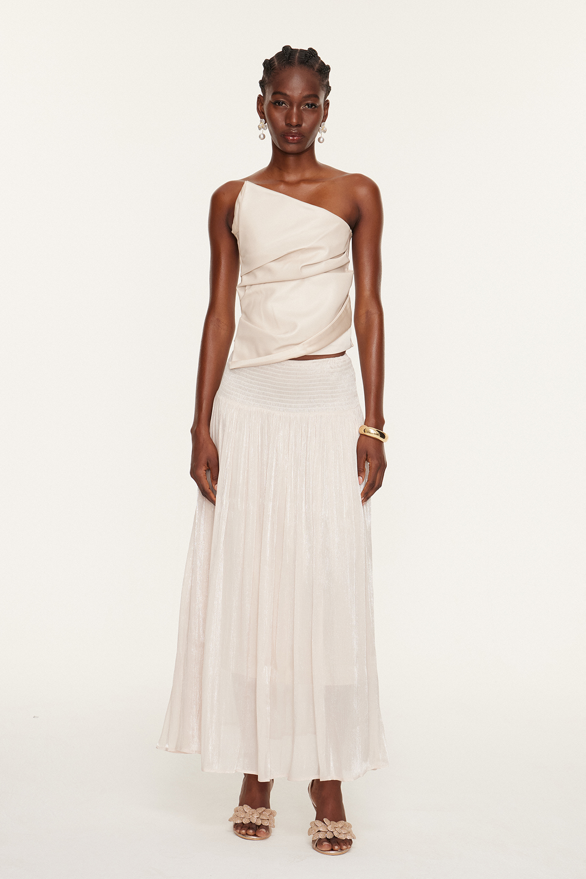 Esi Strapless Asymmetric Top