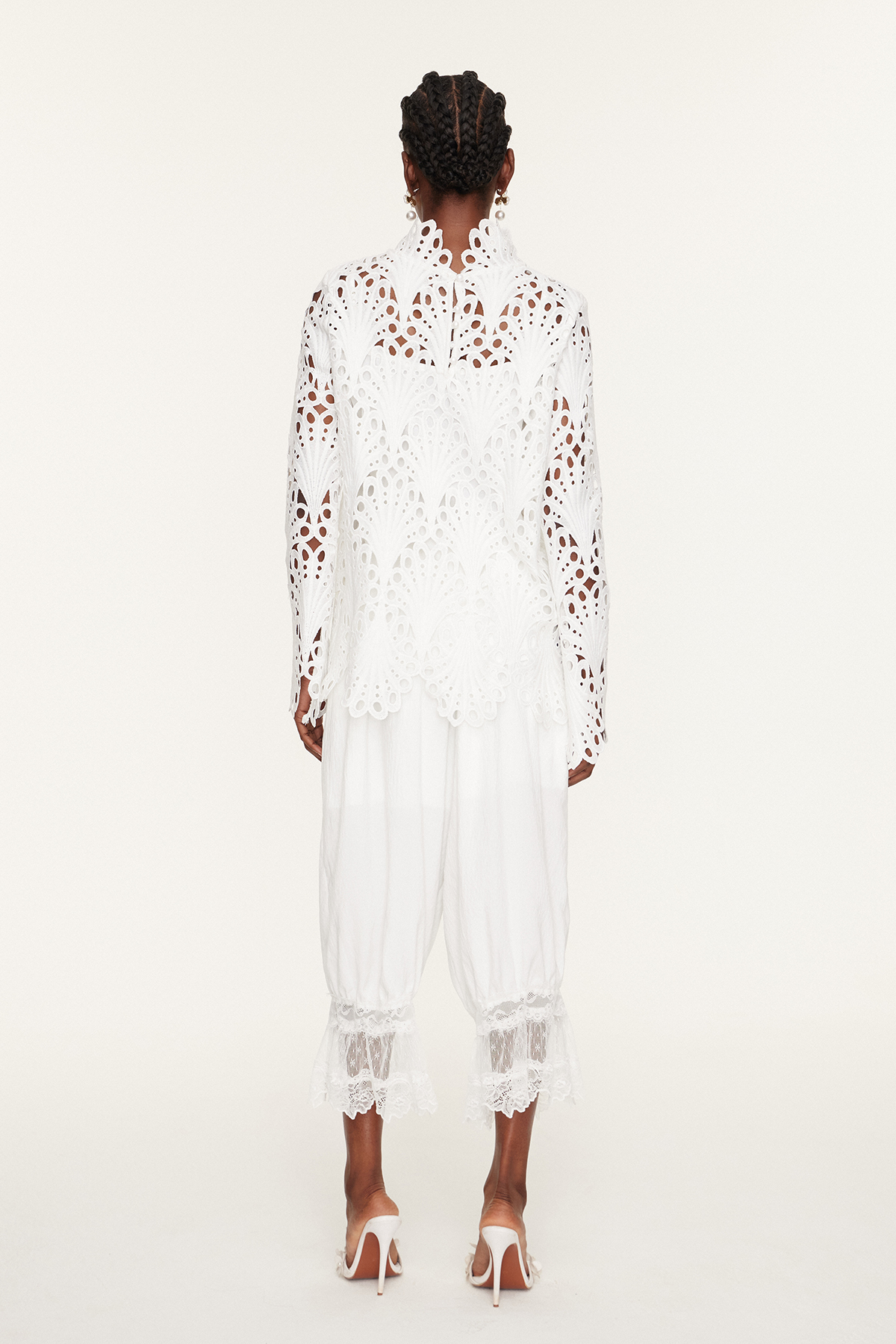 Esin High Neck Cutout Top