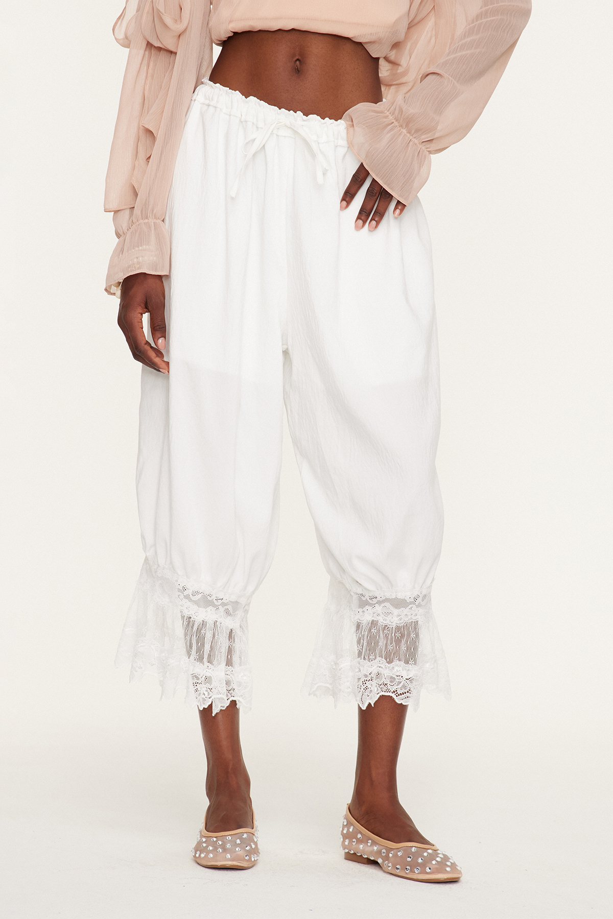 Esme Low Rise Lace Pants