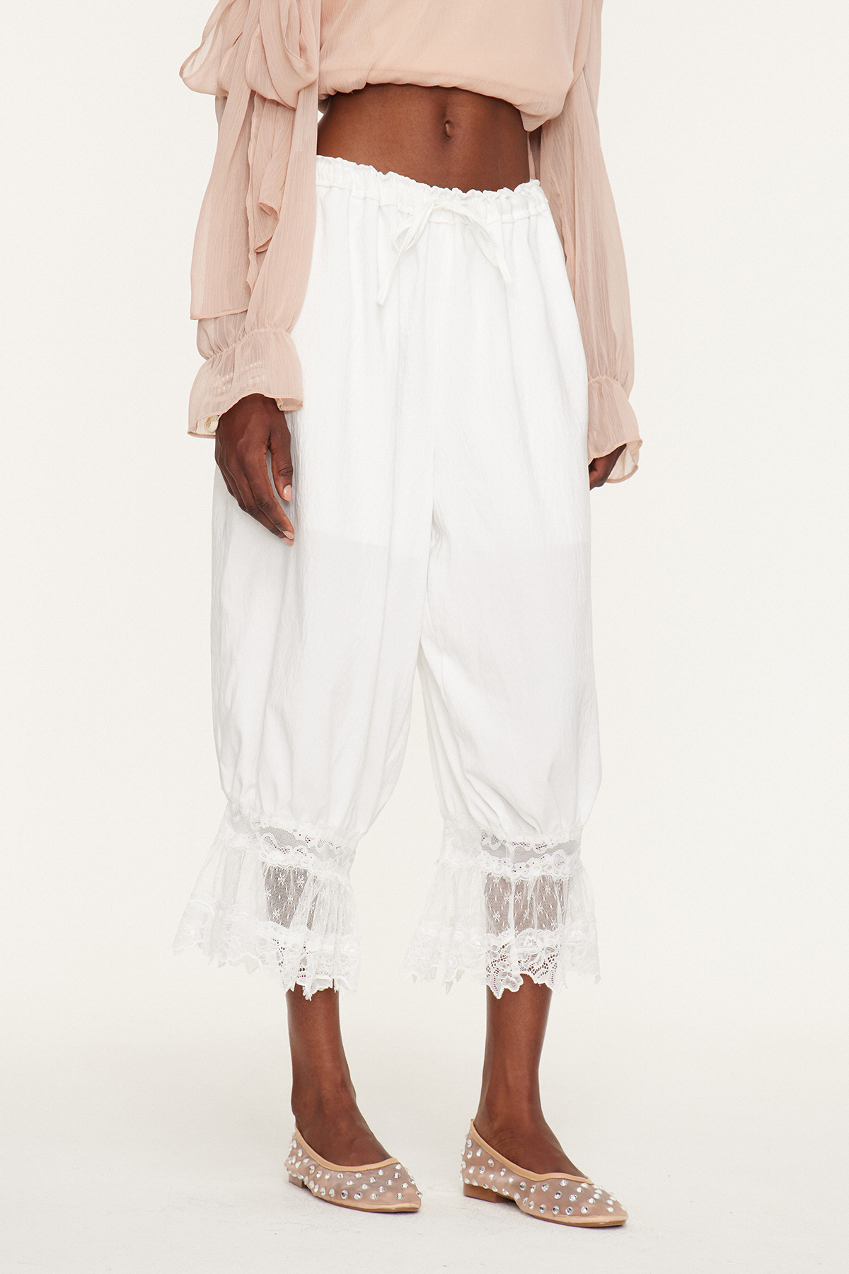 Esme Low Rise Lace Pants