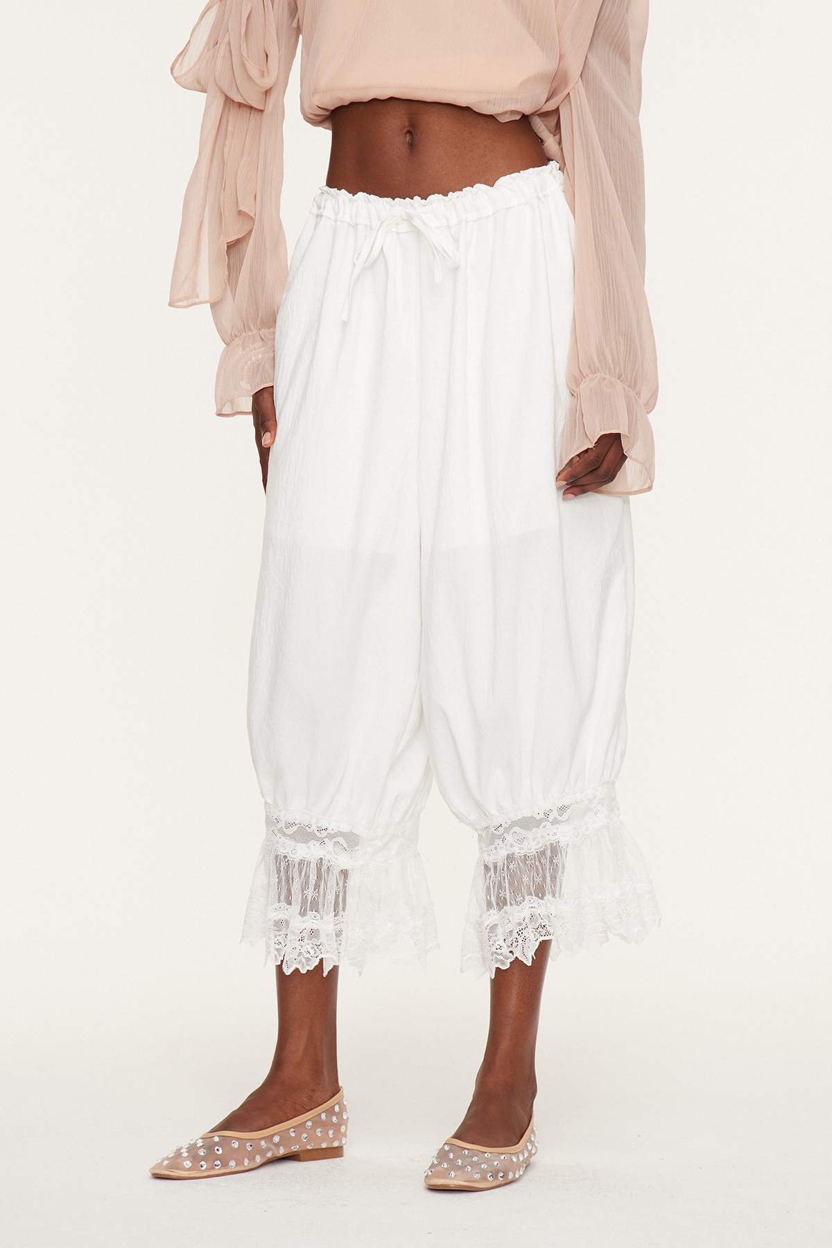 Esme Low Rise Lace Pants