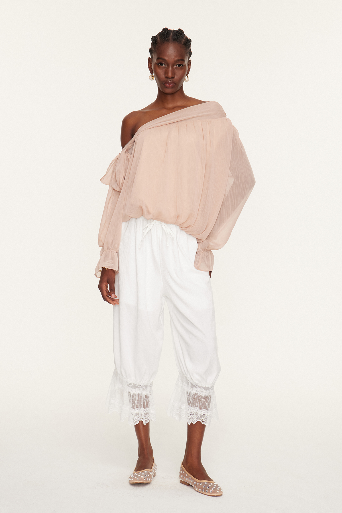 Esme Low Rise Lace Pants