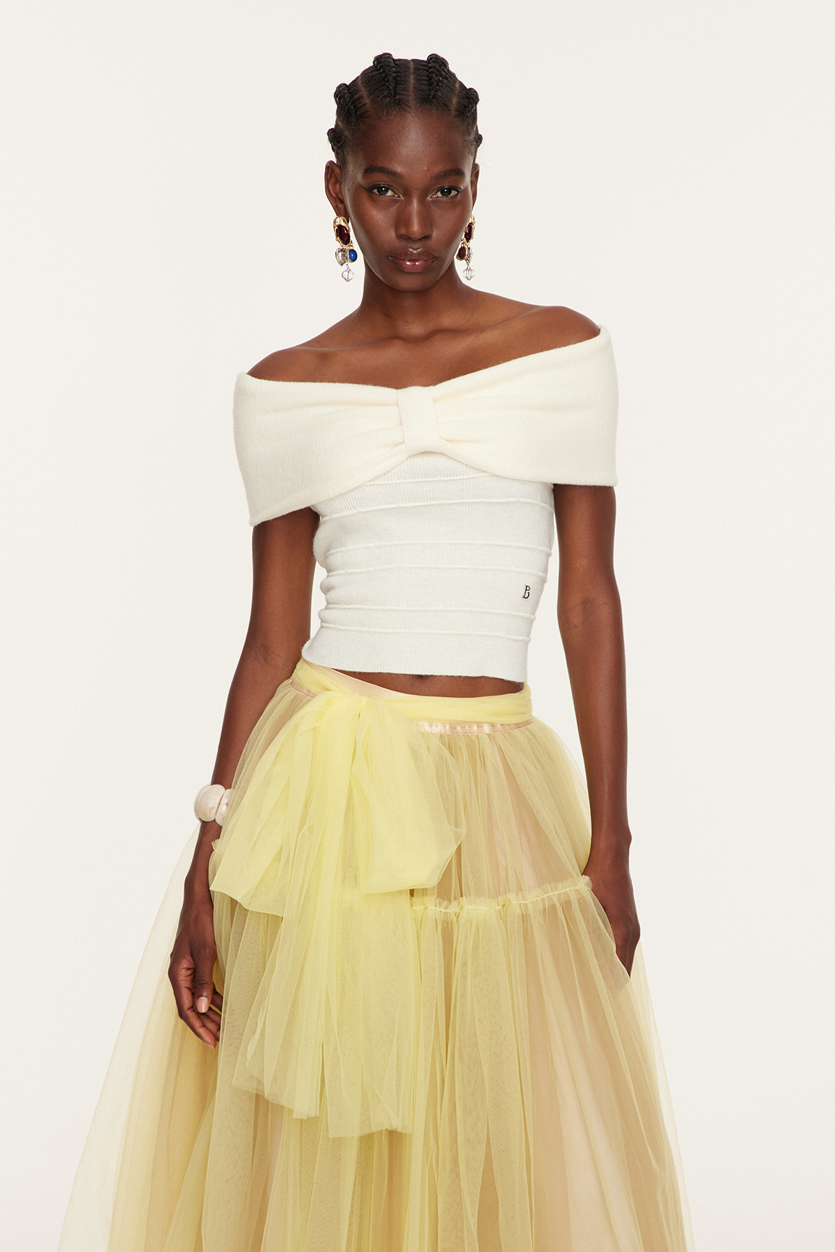 Esmee Off Shoulder Bow Top
