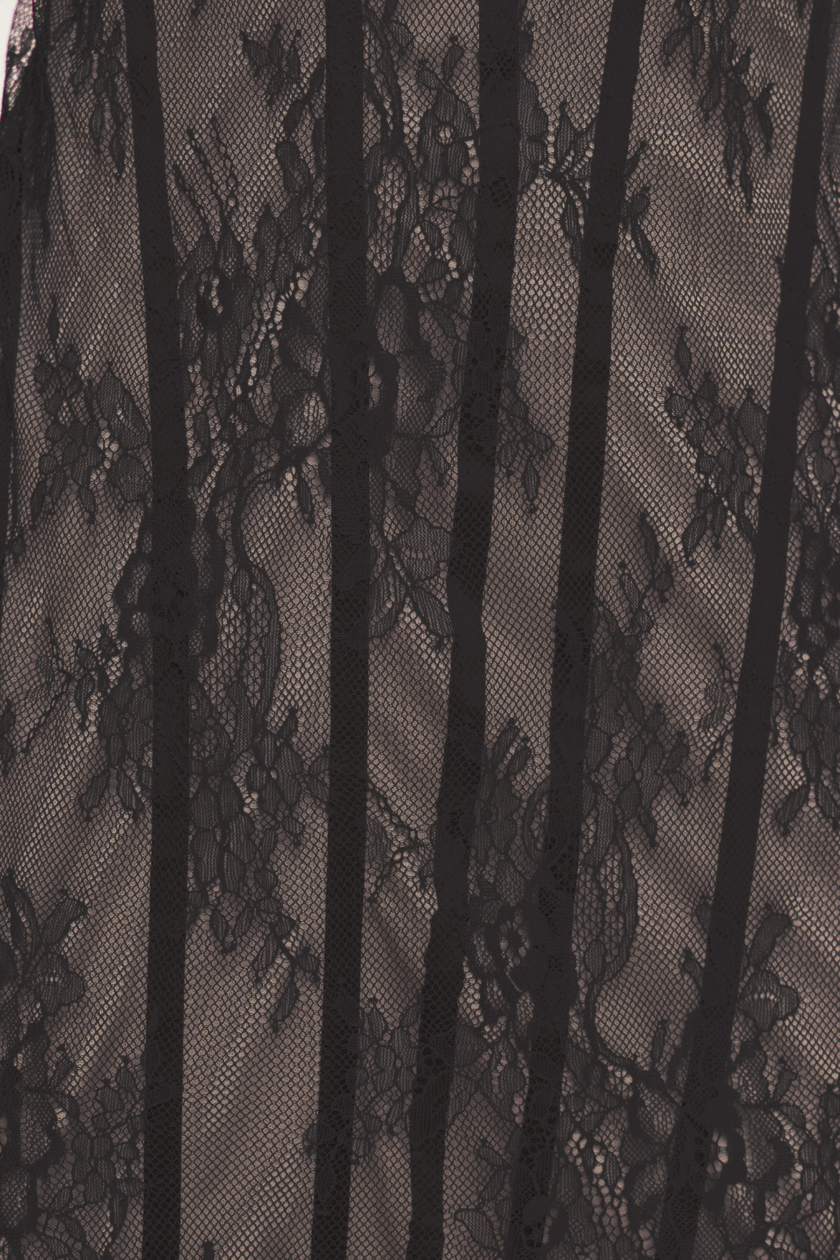 Estee Strapless Lace Bodycon Maxi Dress In Black