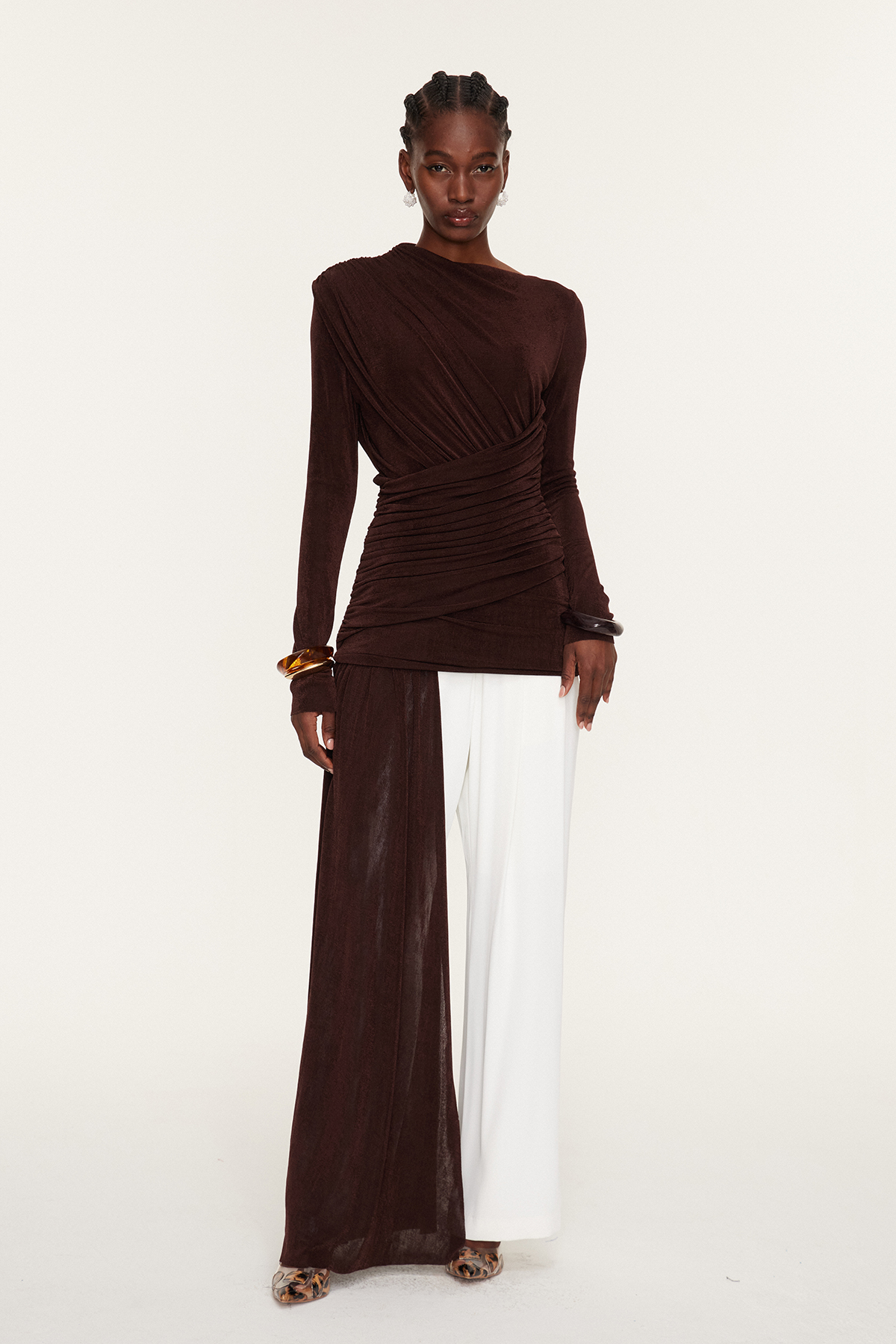 Ester Draped Fringe Top