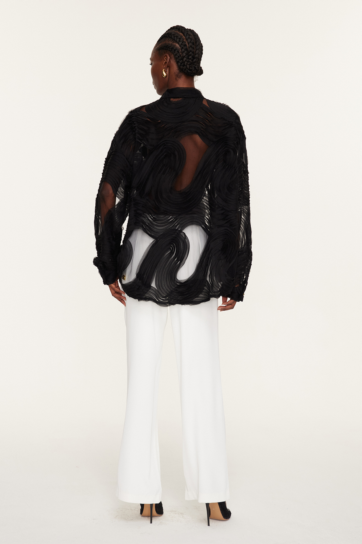 Estera Deconstruct Mesh Shirt