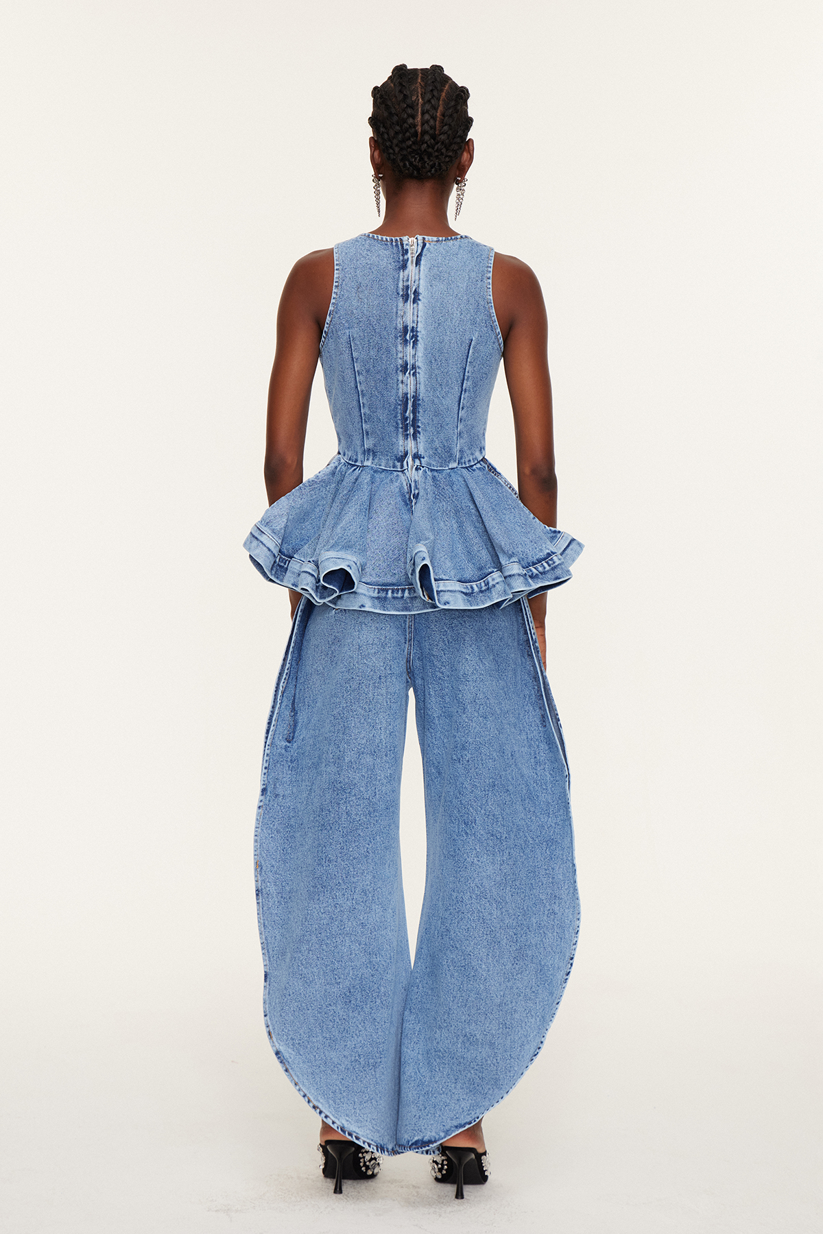 Esther Ruffle Barrel Pants Set