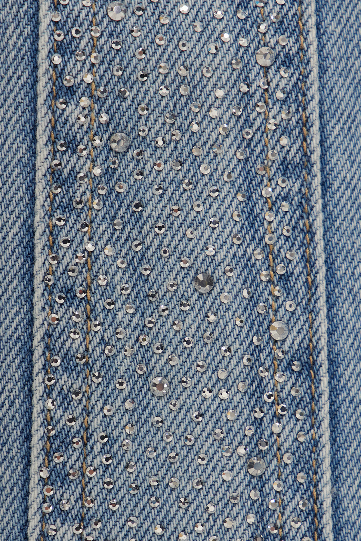 Etele Rhinestone Bow Jeans