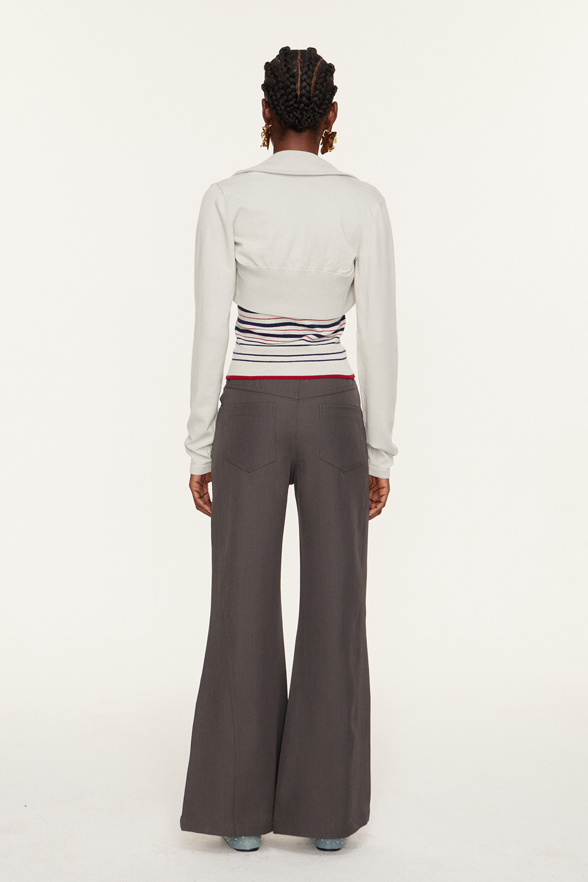 Eter Stripe Knit Top