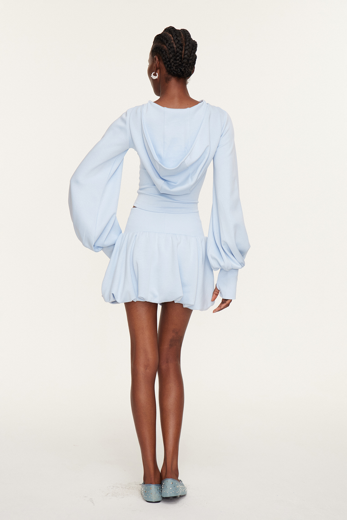 Ethel Cutout Bubble Skirt Set