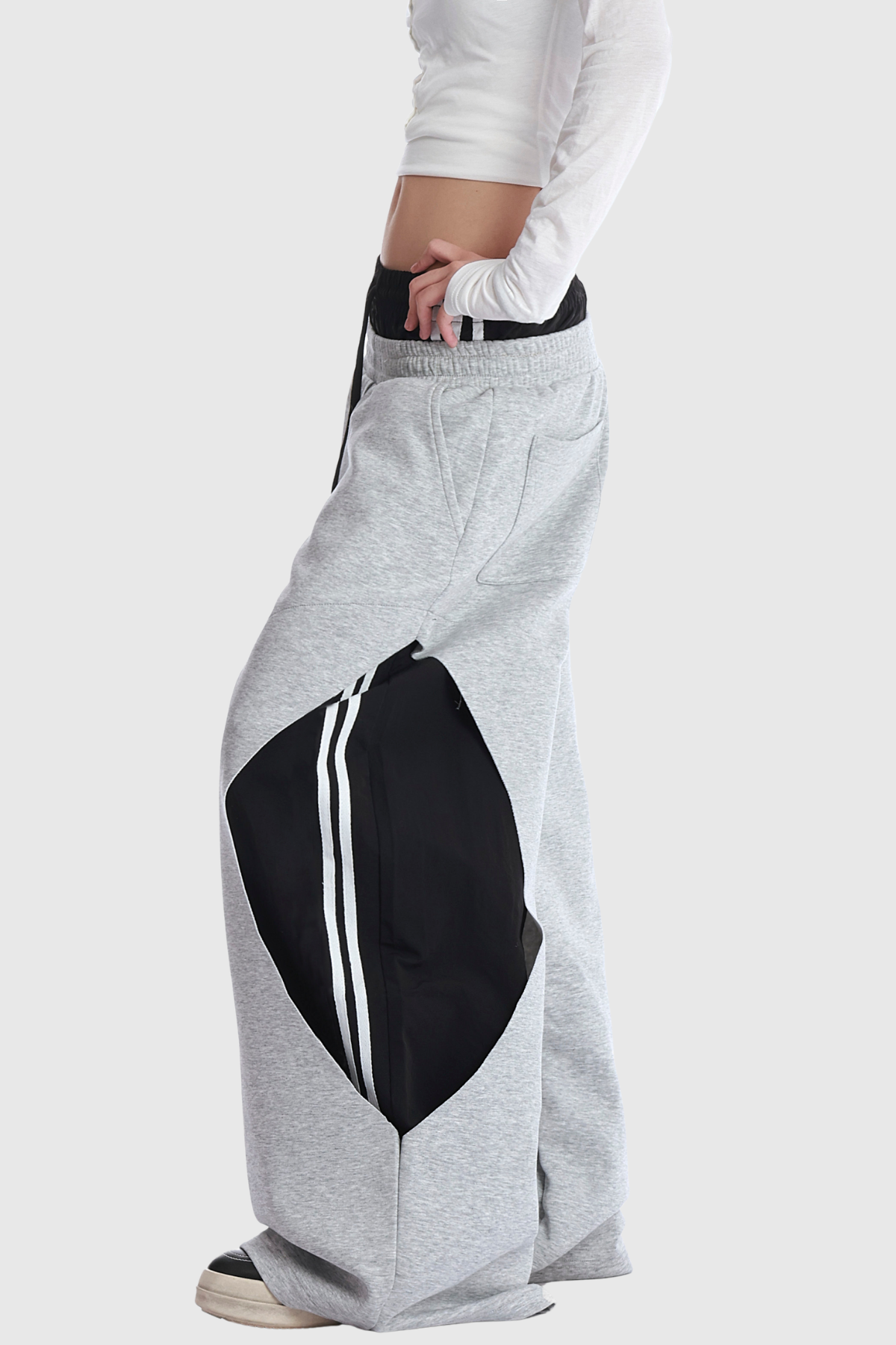 Fərid Deconstruct Stripe Pants