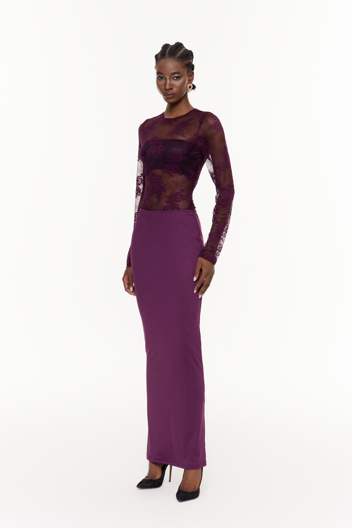 Fabiana Bodycon Floral Maxi Dress