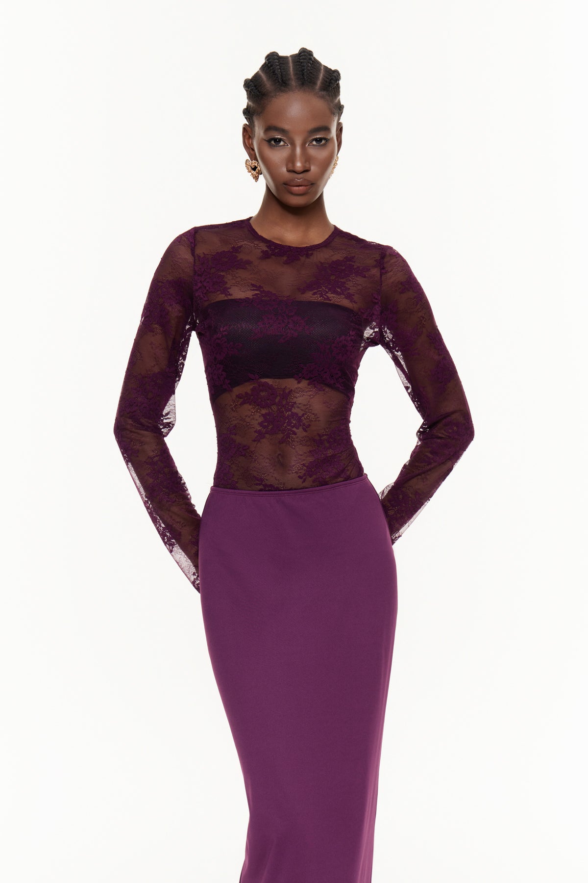 Fabiana Bodycon Floral Maxi Dress