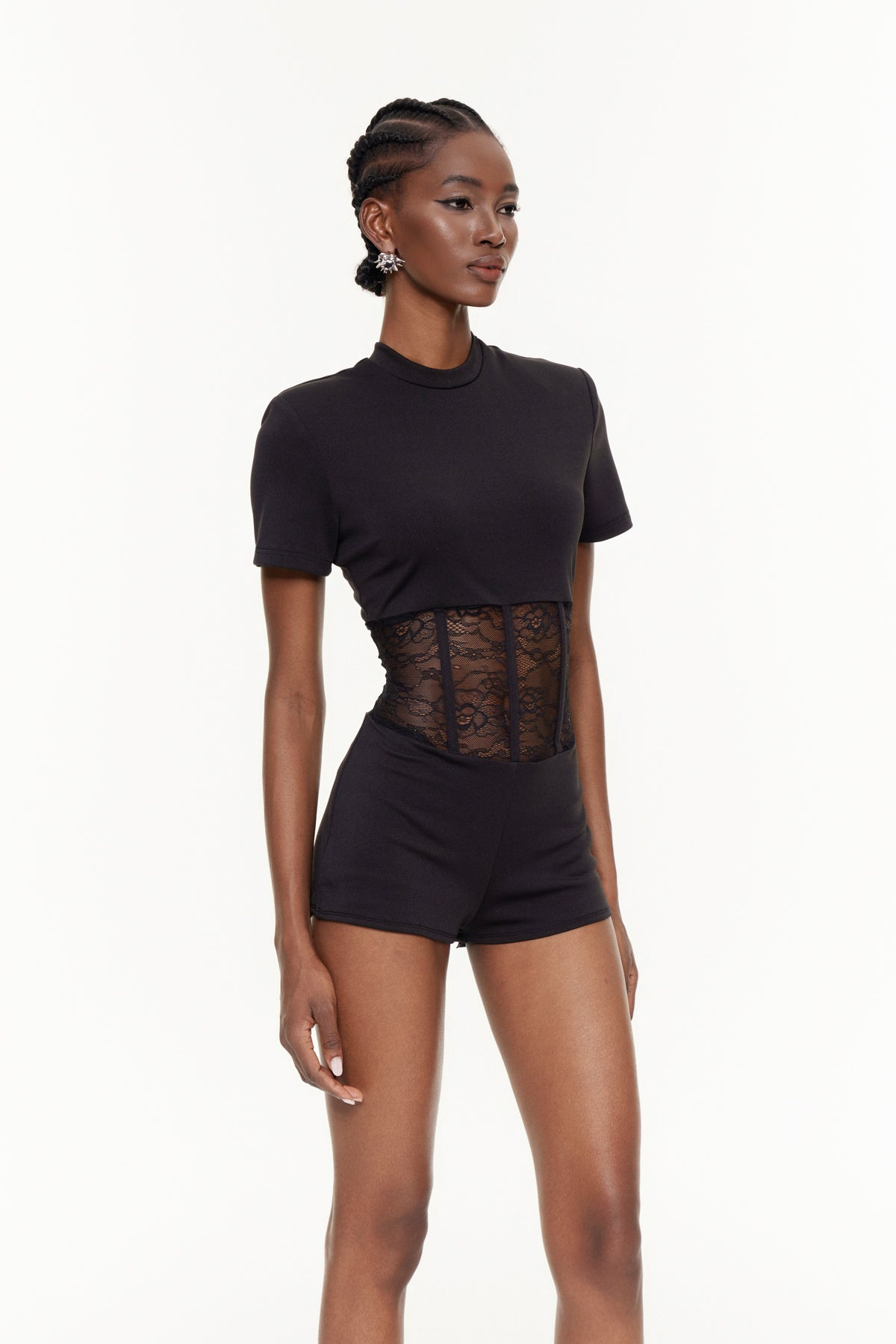 Fabiola Lace Deconstruct Playsuit