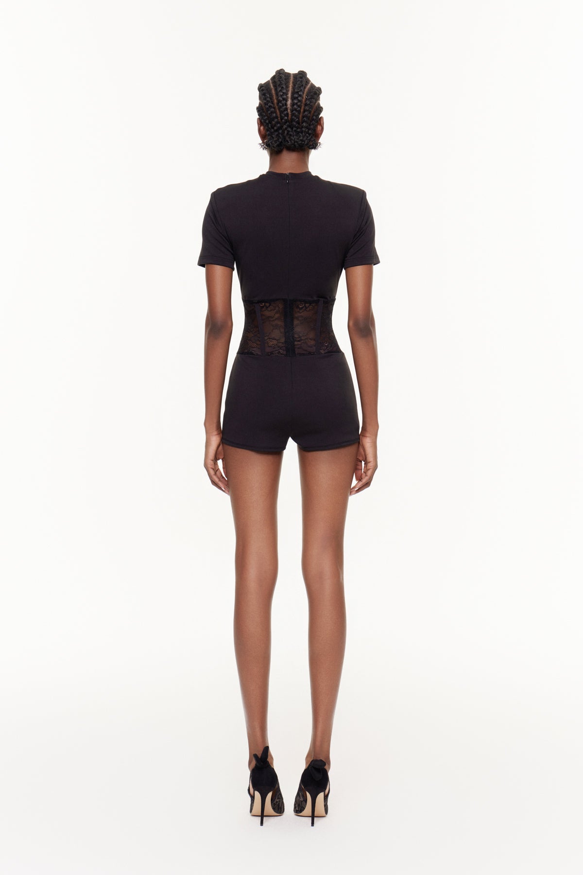Fabiola Lace Deconstruct Playsuit