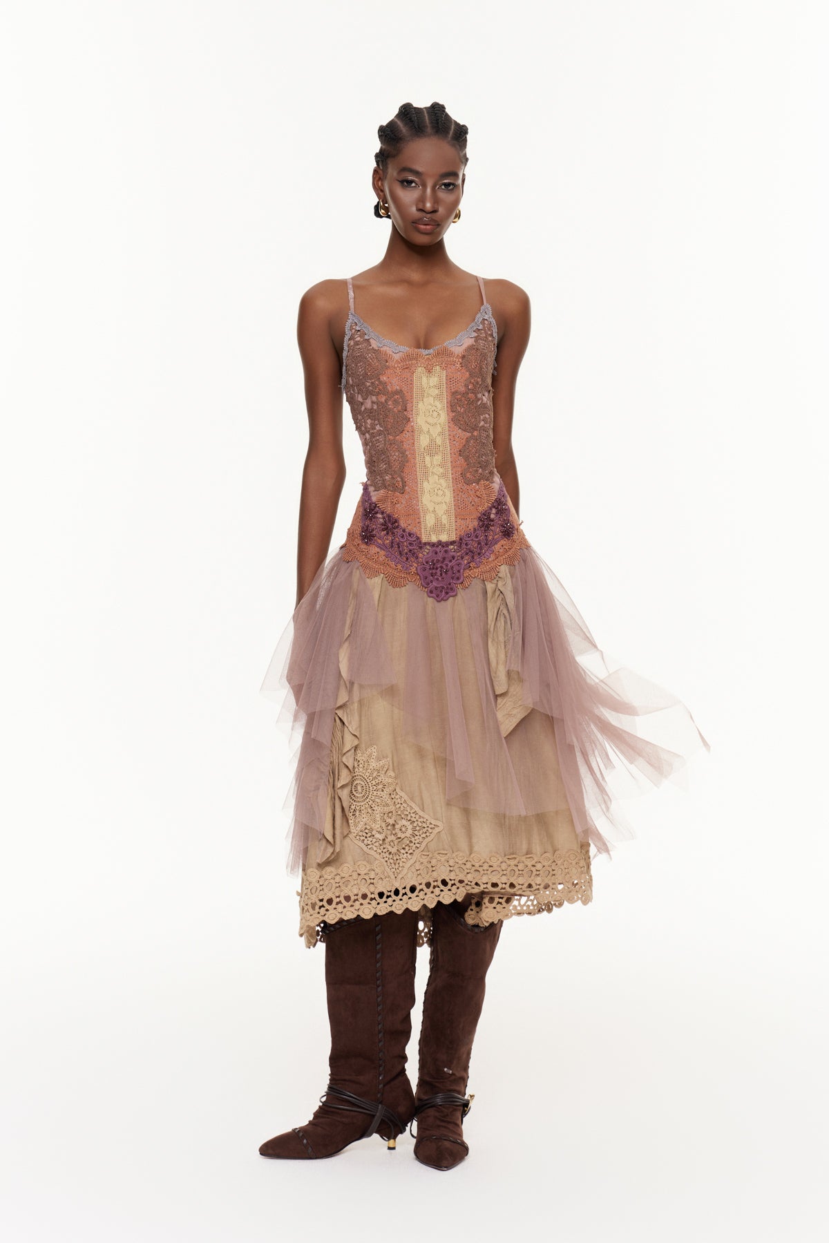 Fabricius Spaghetti Knit Midi Dress