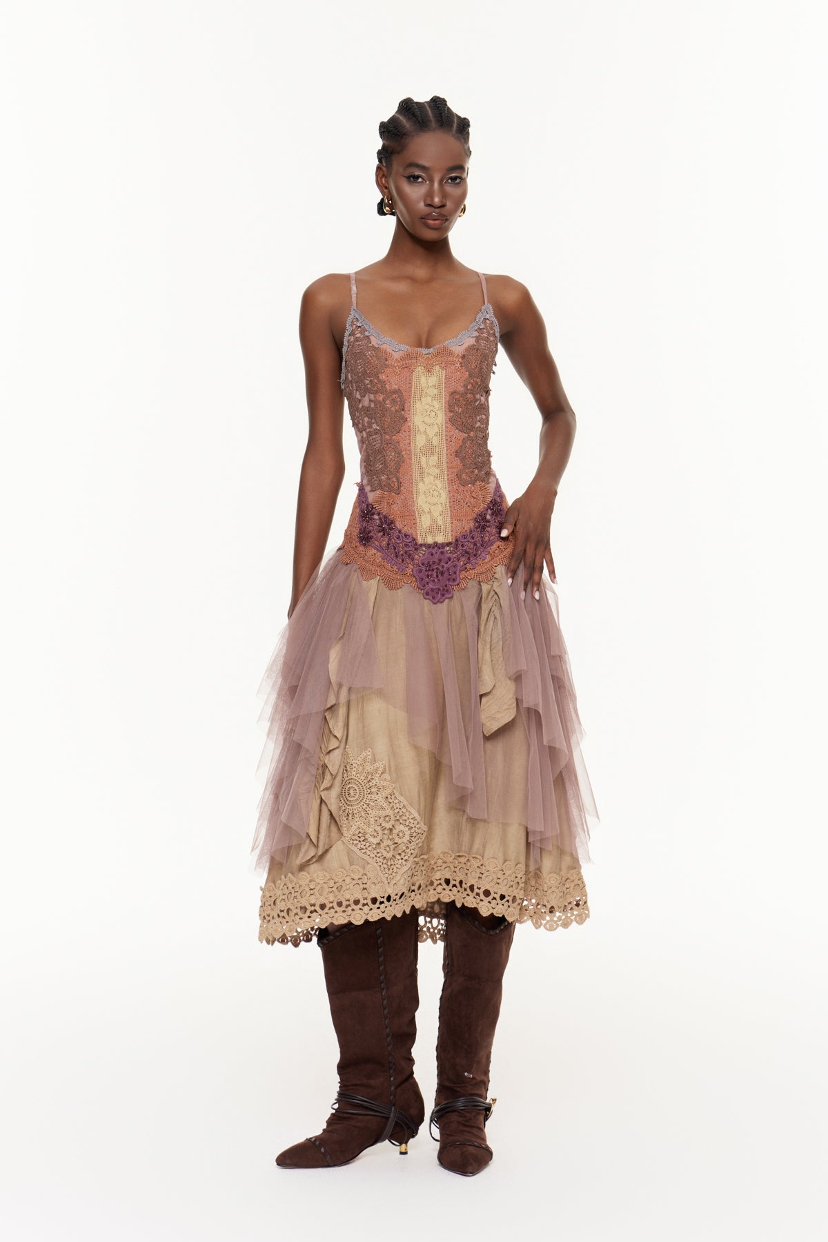 Fabricius Spaghetti Knit Midi Dress