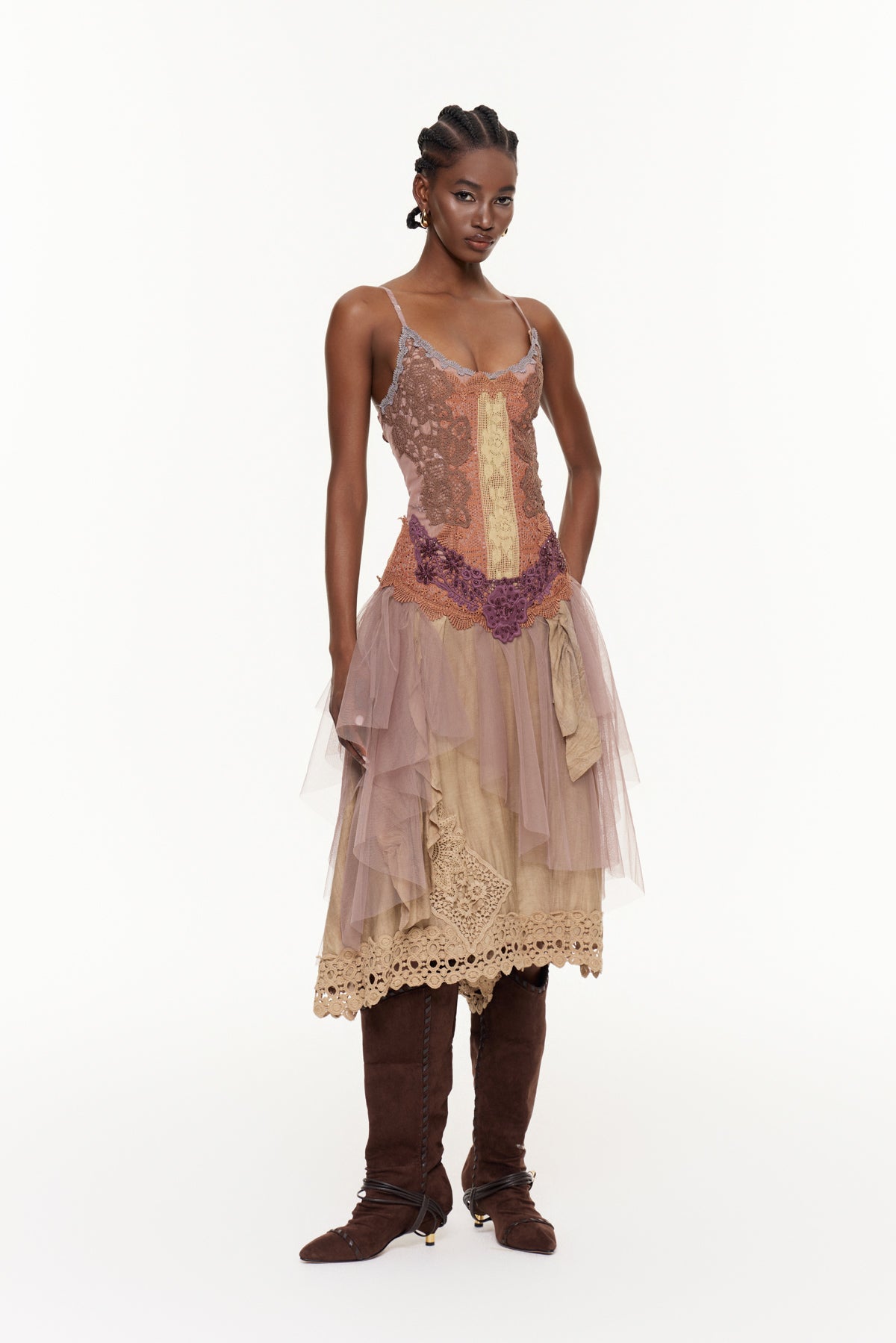 Fabricius Spaghetti Knit Midi Dress