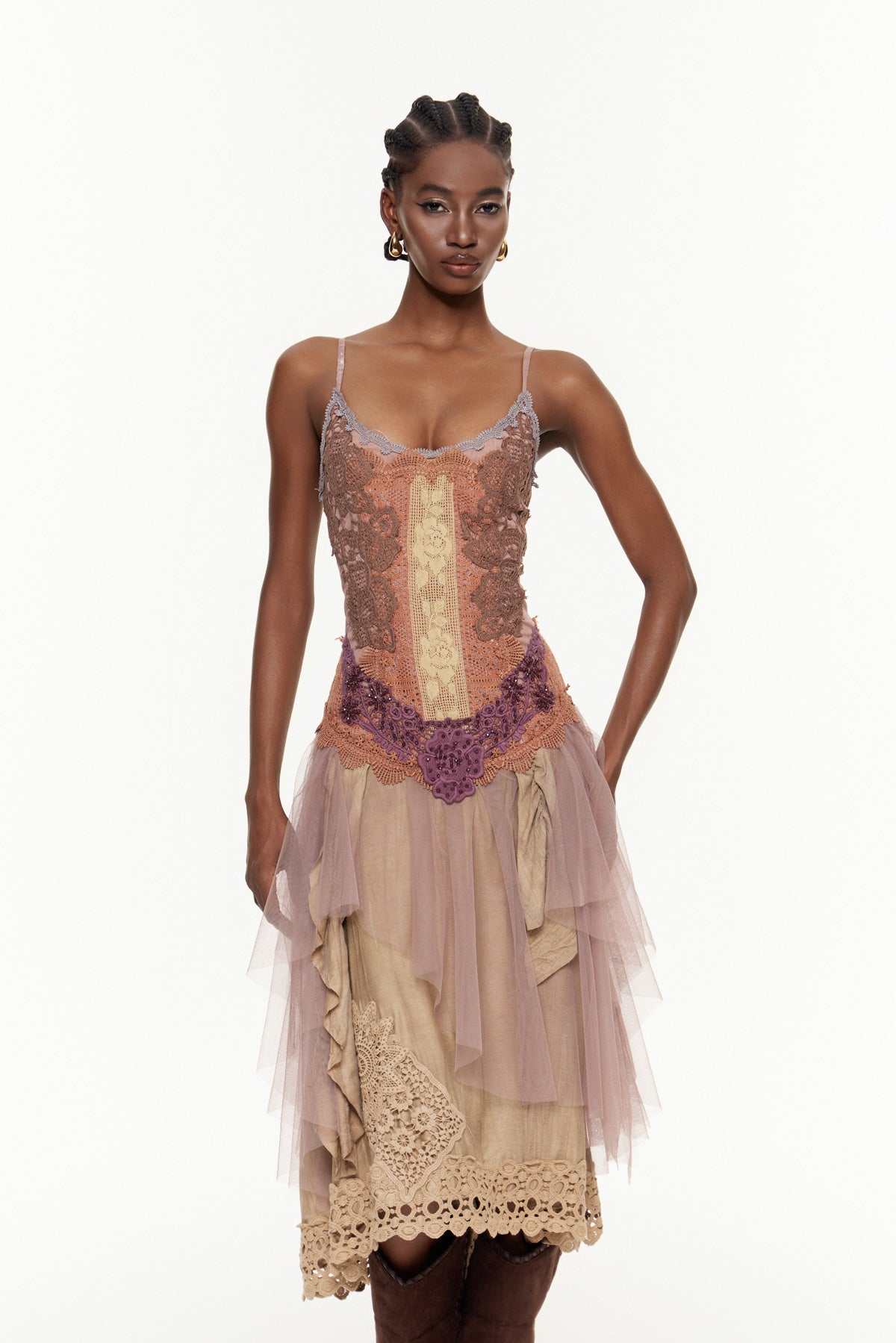 Fabricius Spaghetti Knit Midi Dress