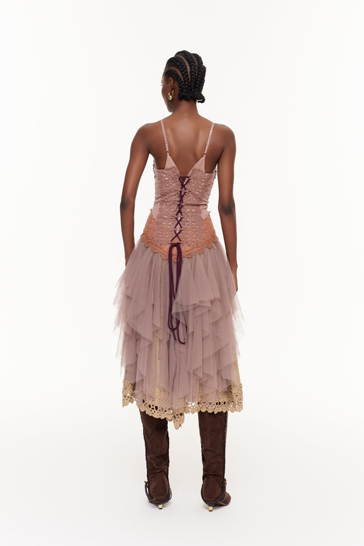 Fabricius Spaghetti Knit Midi Dress