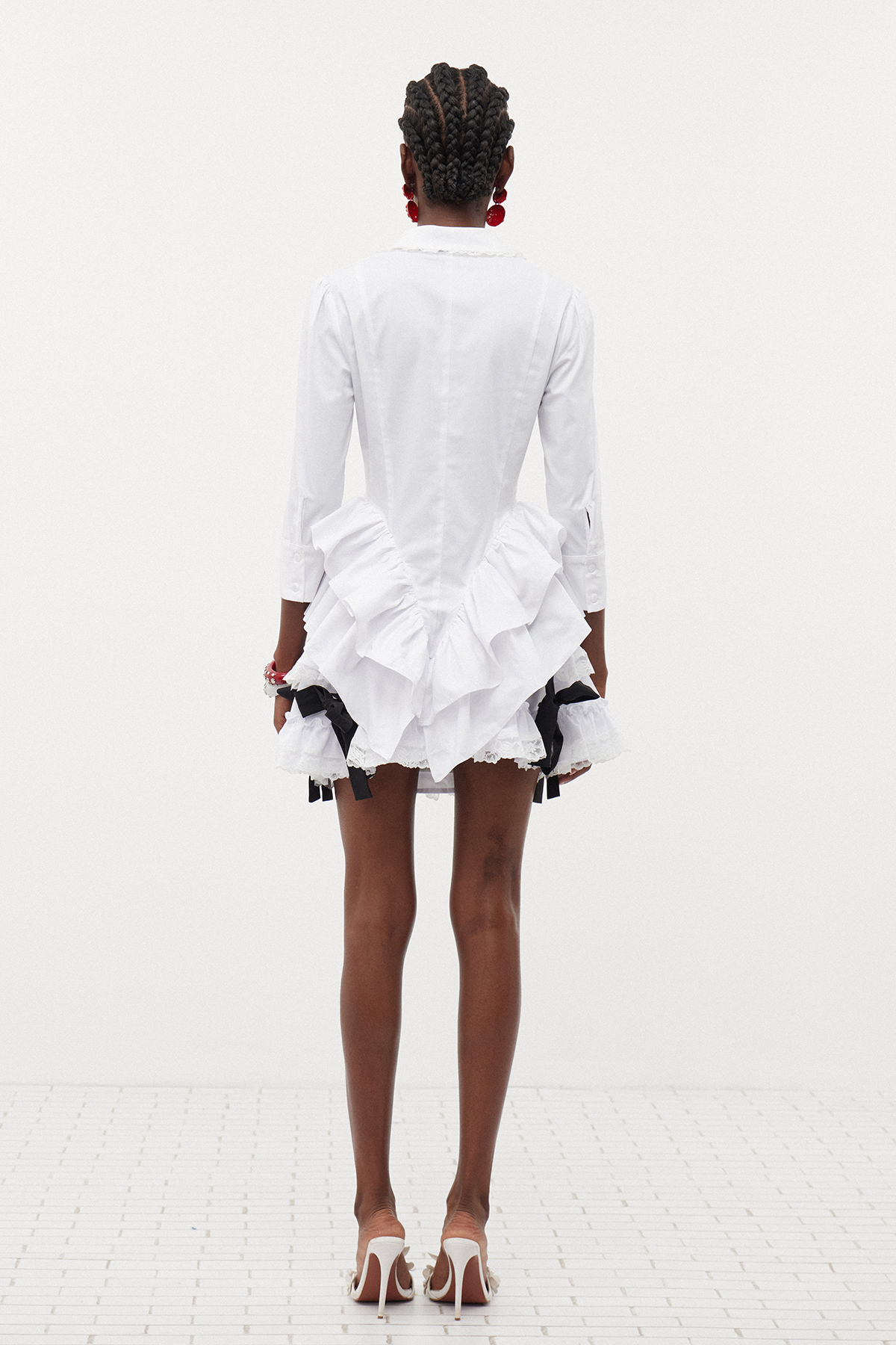 Facundus Tiered Ruffle Puffy Skirt Set