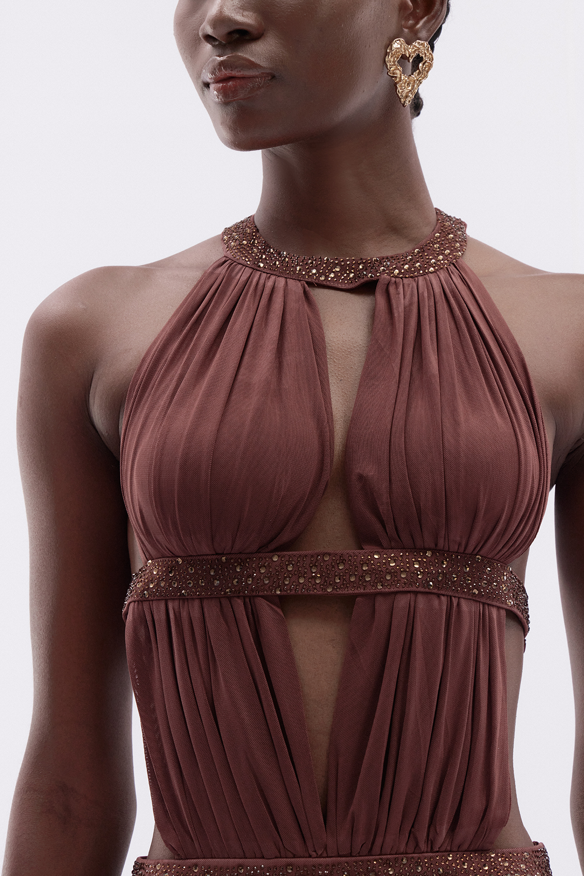 Fadzai Backless Cutout Mini Dress