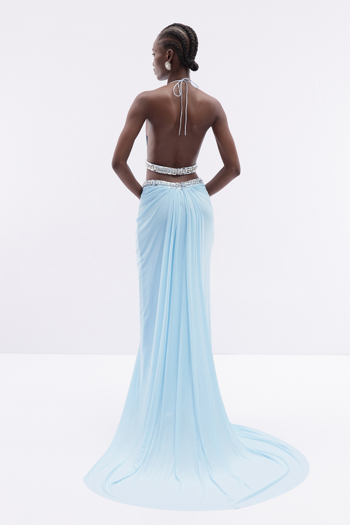 Fadzai Crystal Cutout Maxi Dress