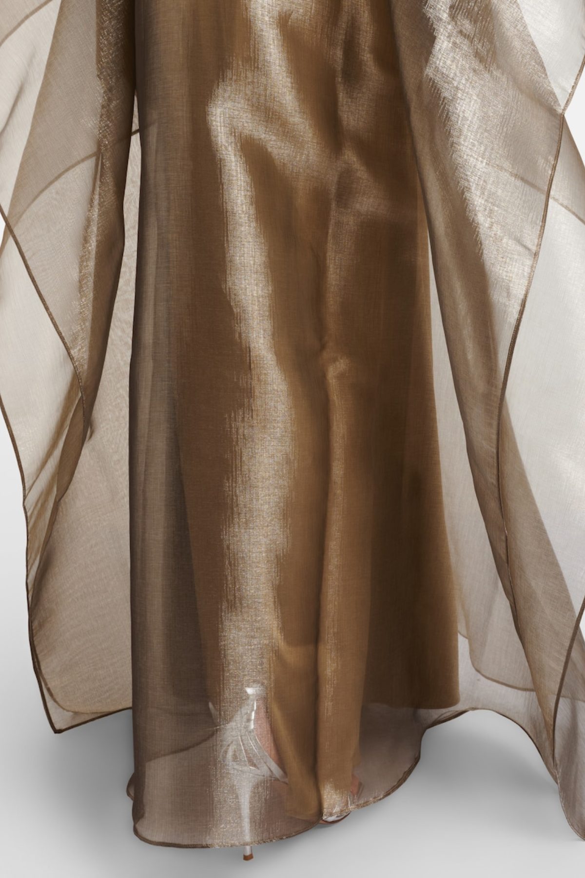 Faelan Mesh Shawl Maxi Dress