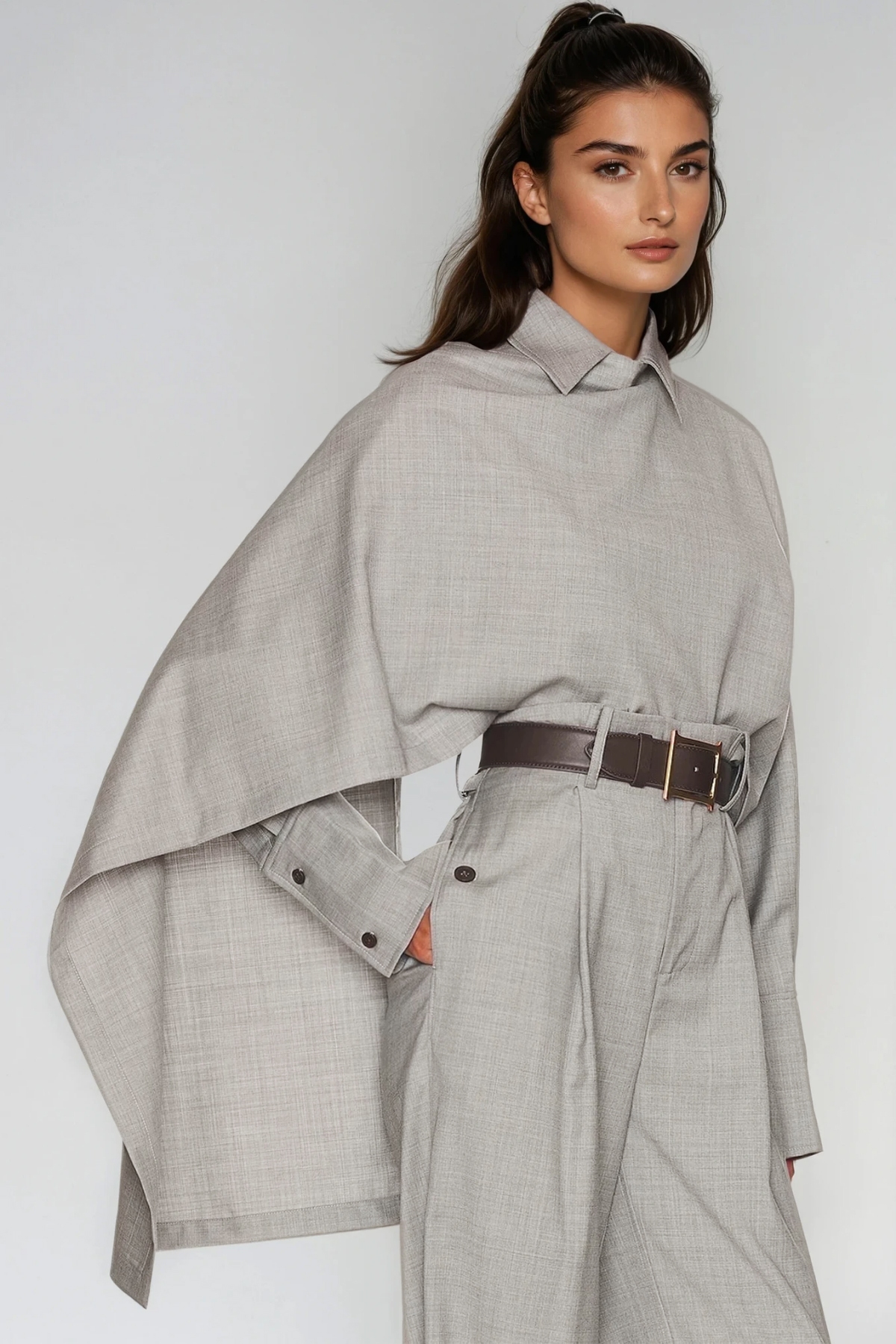 Fahriye Shawl Pants Set