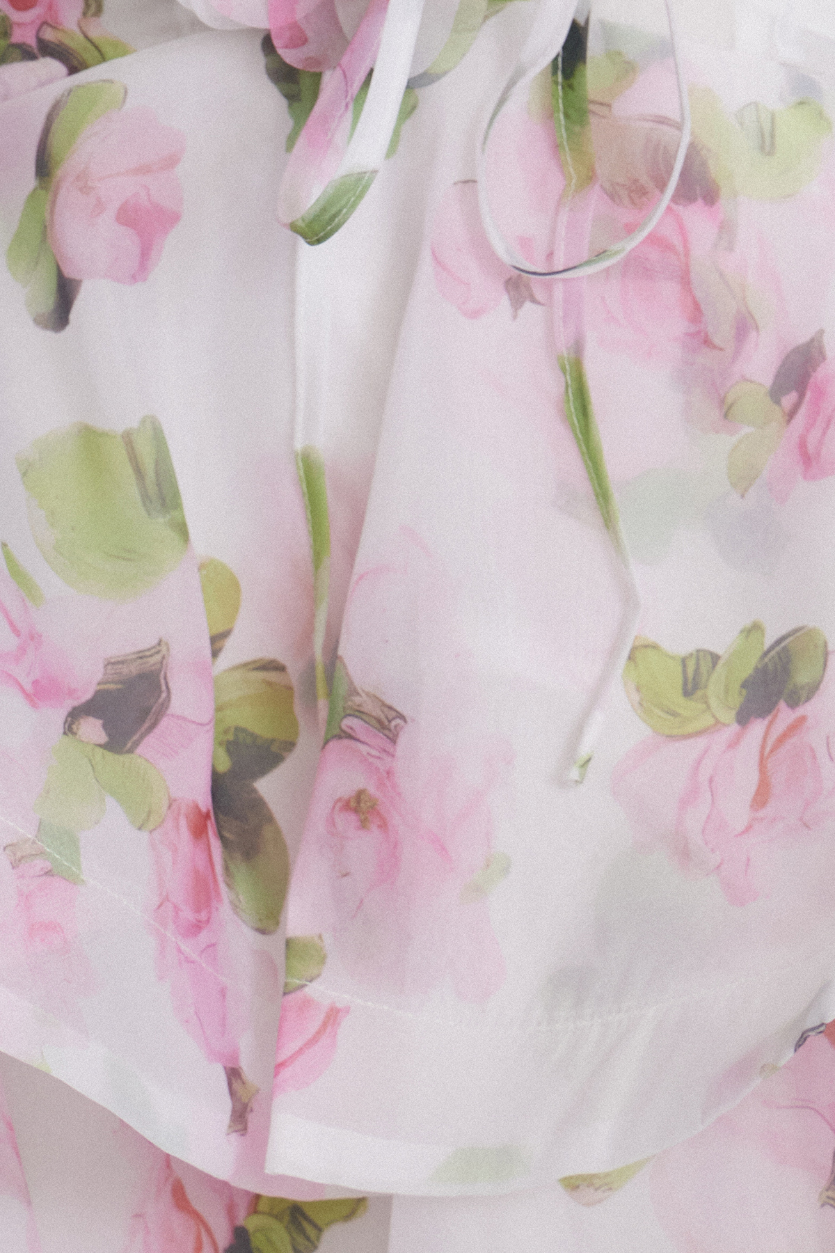 Faigel Ruffle Flower Mini Dress