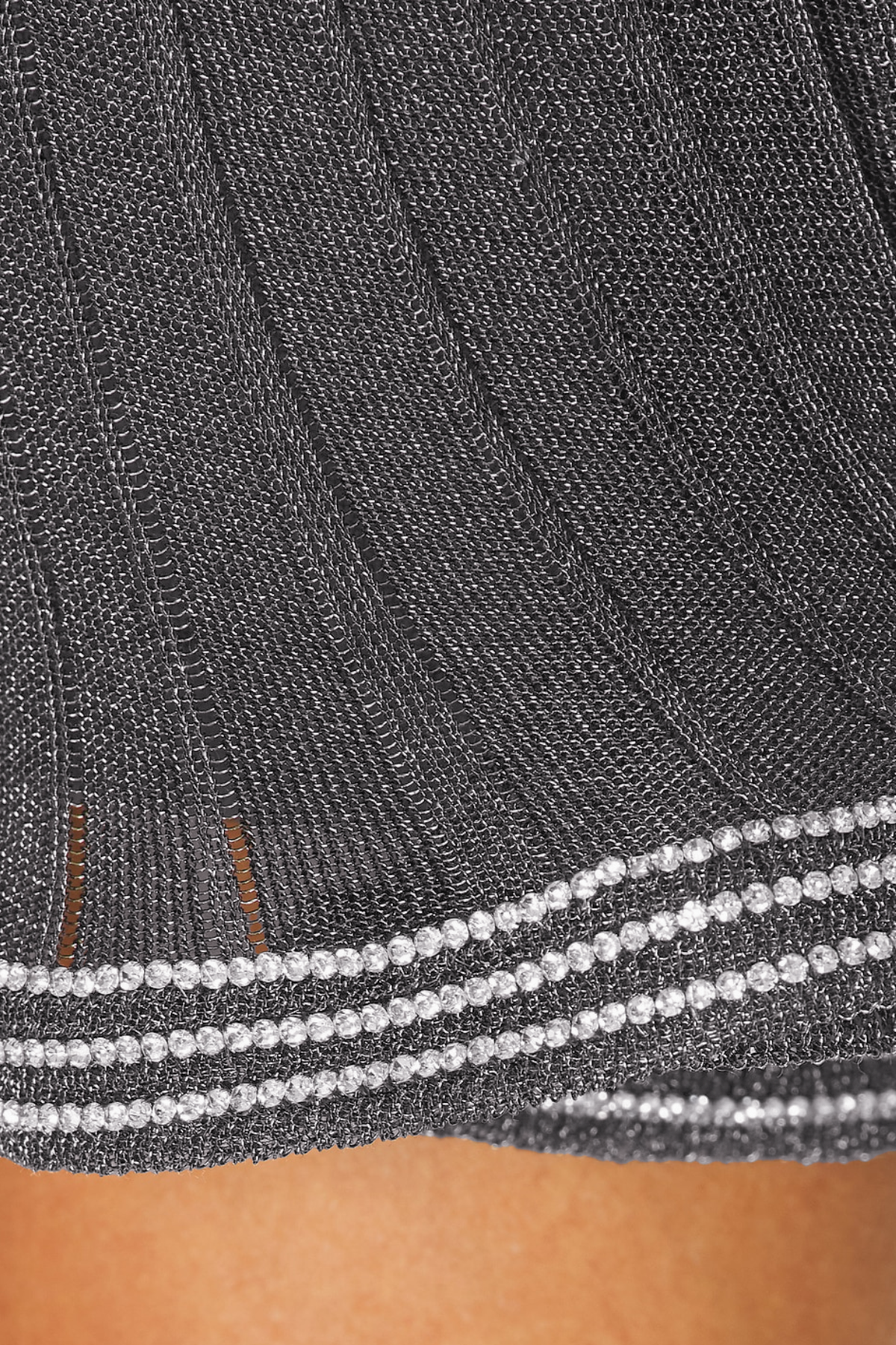 Faina Rhinestone Ruffle Mini Dress