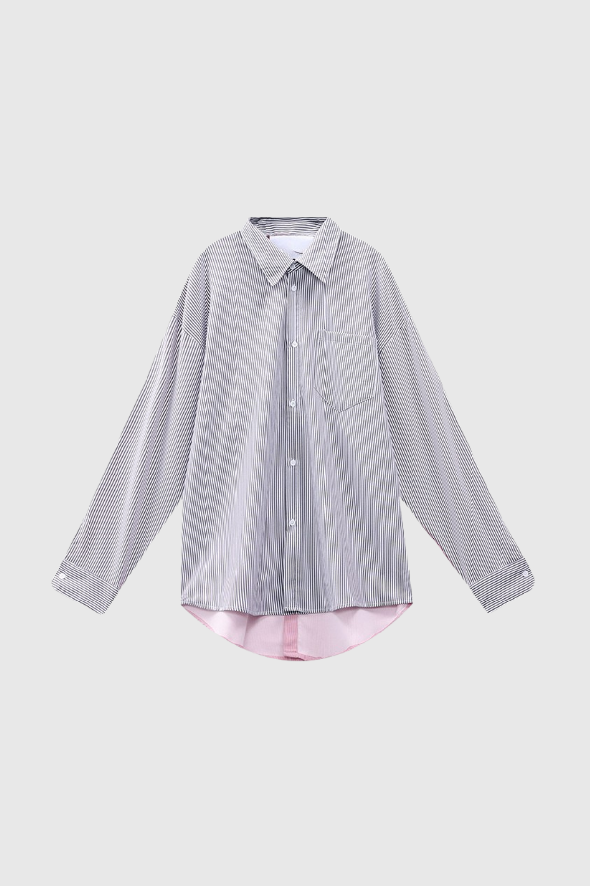 Enu Deconstruct Stripe Shirt