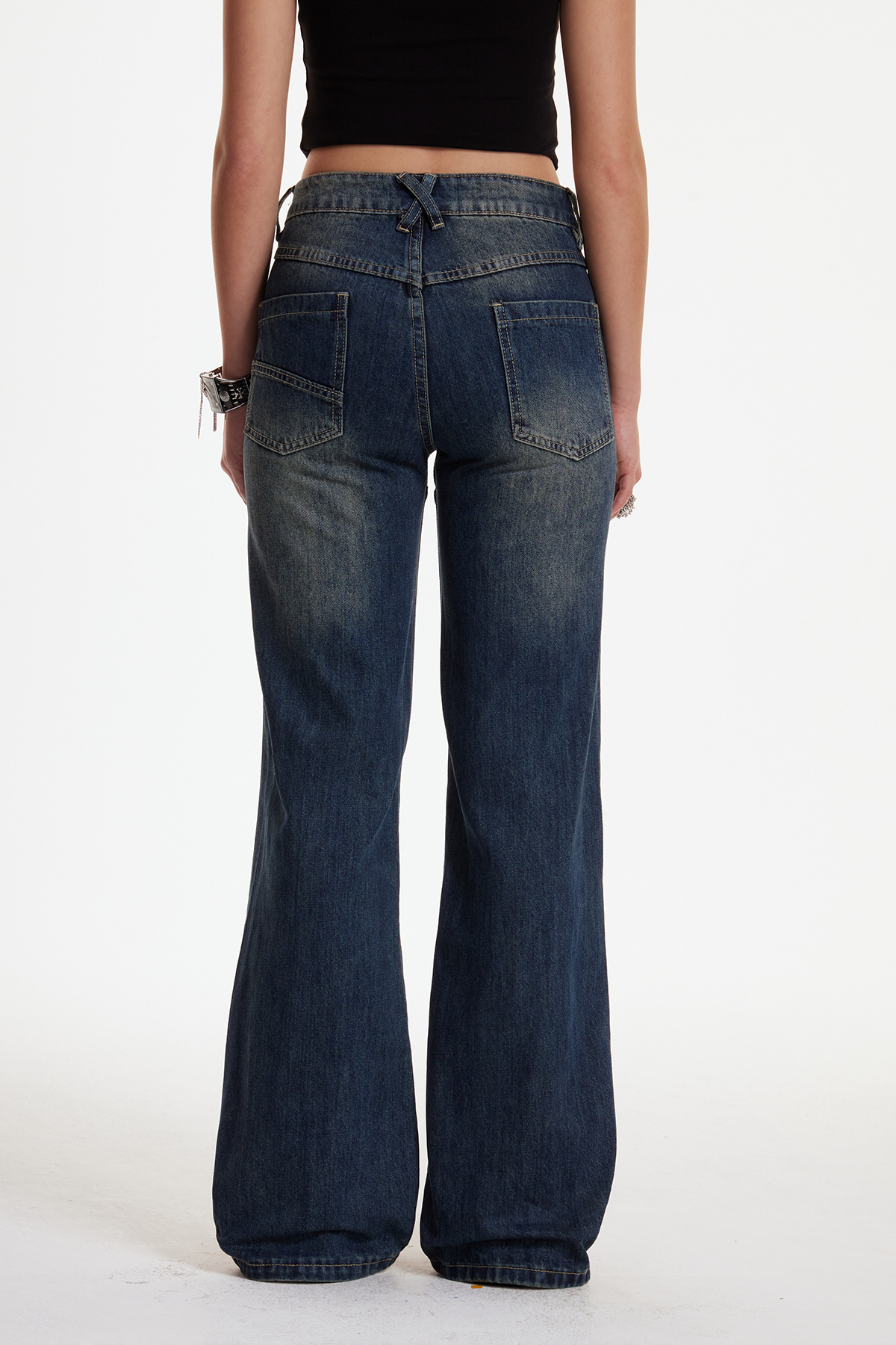 [Copy]Farahild Bleached Bootcut Jeans