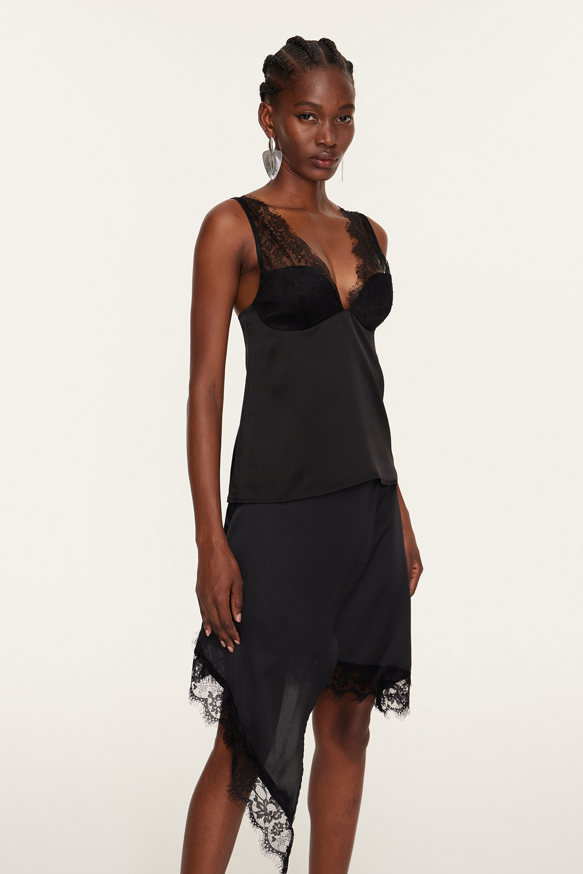 Farai V Neck Lace Top