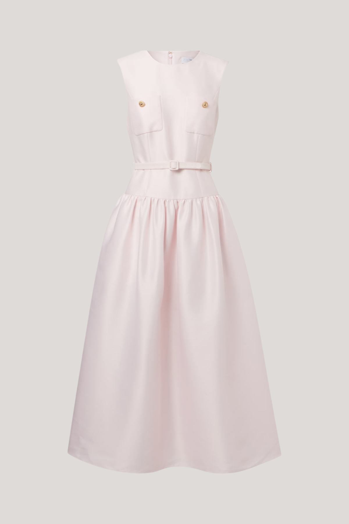 Farrah Sleeveless Drop Waist Midi Dress