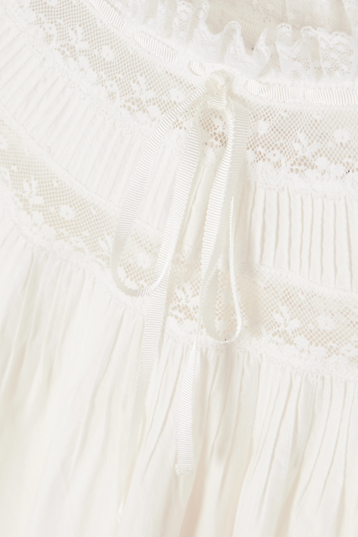 Farzad Lace Mini Dress In White