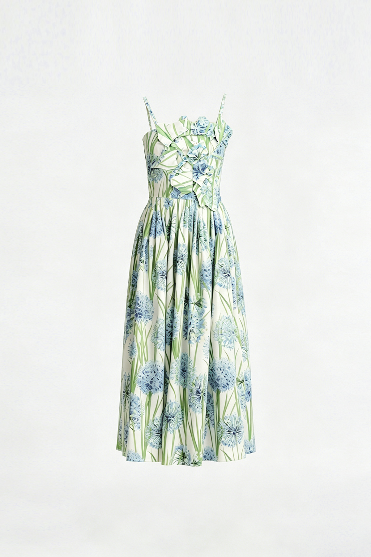 Fatime Spaghetti Flower Maxi Dress