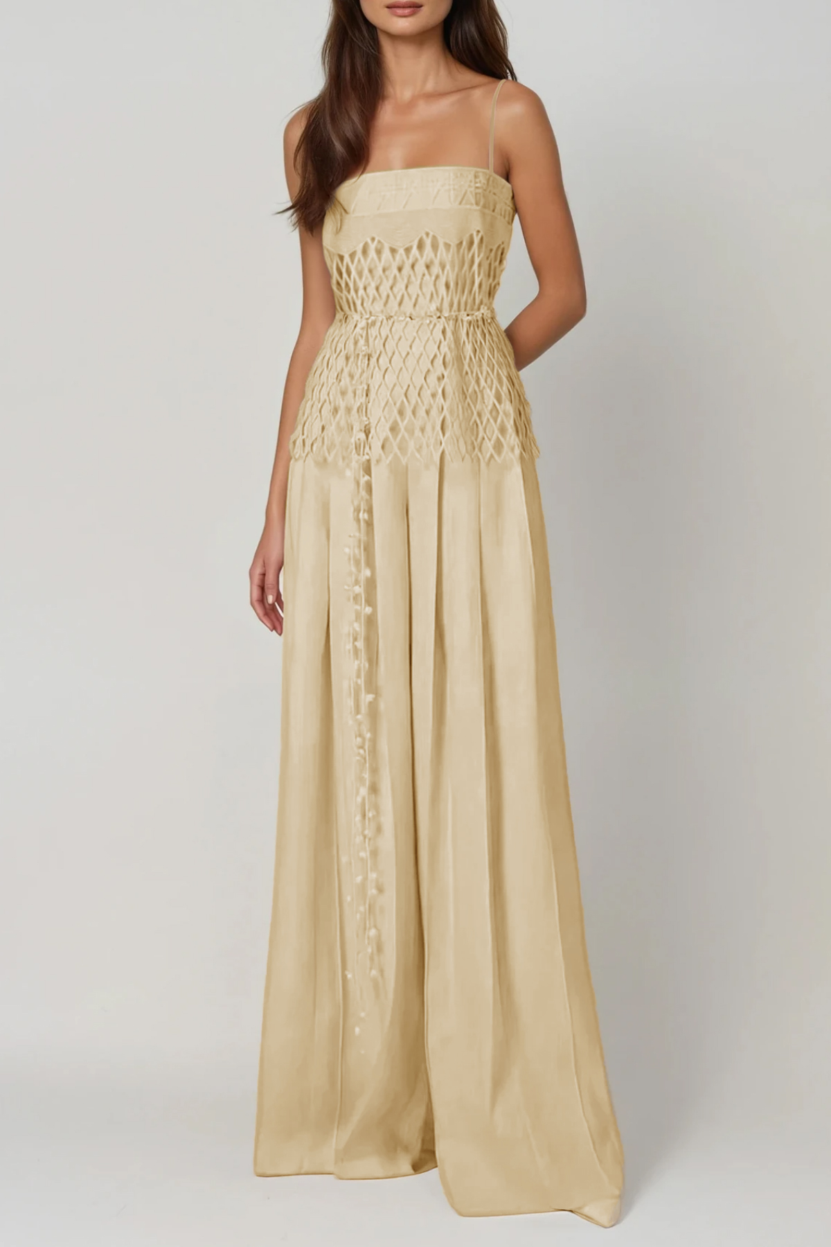 Fatsani Spaghetti Cutout Pants Set