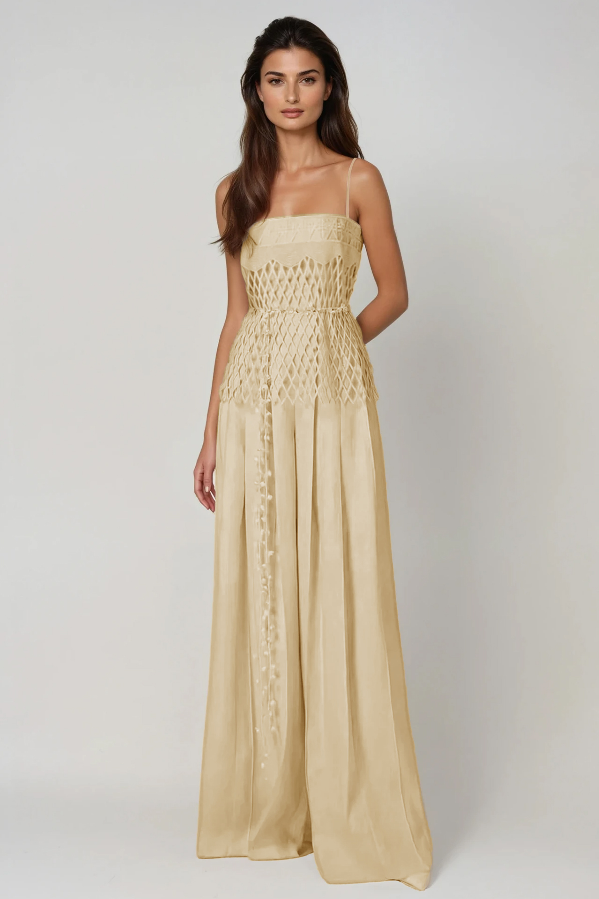 Fatsani Spaghetti Cutout Pants Set