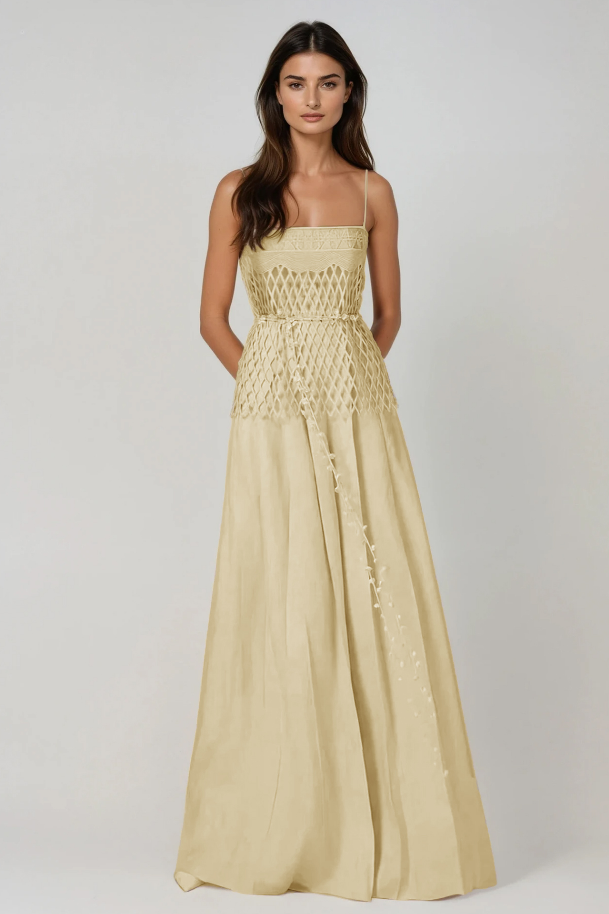 Fatsani Spaghetti Cutout Pants Set