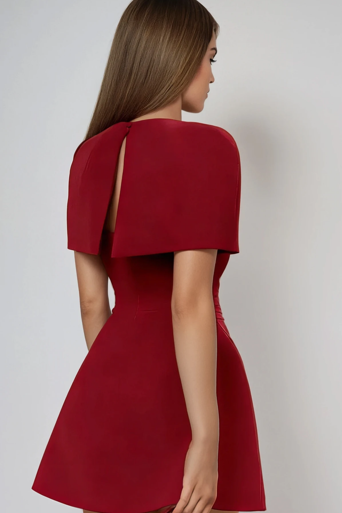 Fazl Ruch Bow Shawl Mini Dress