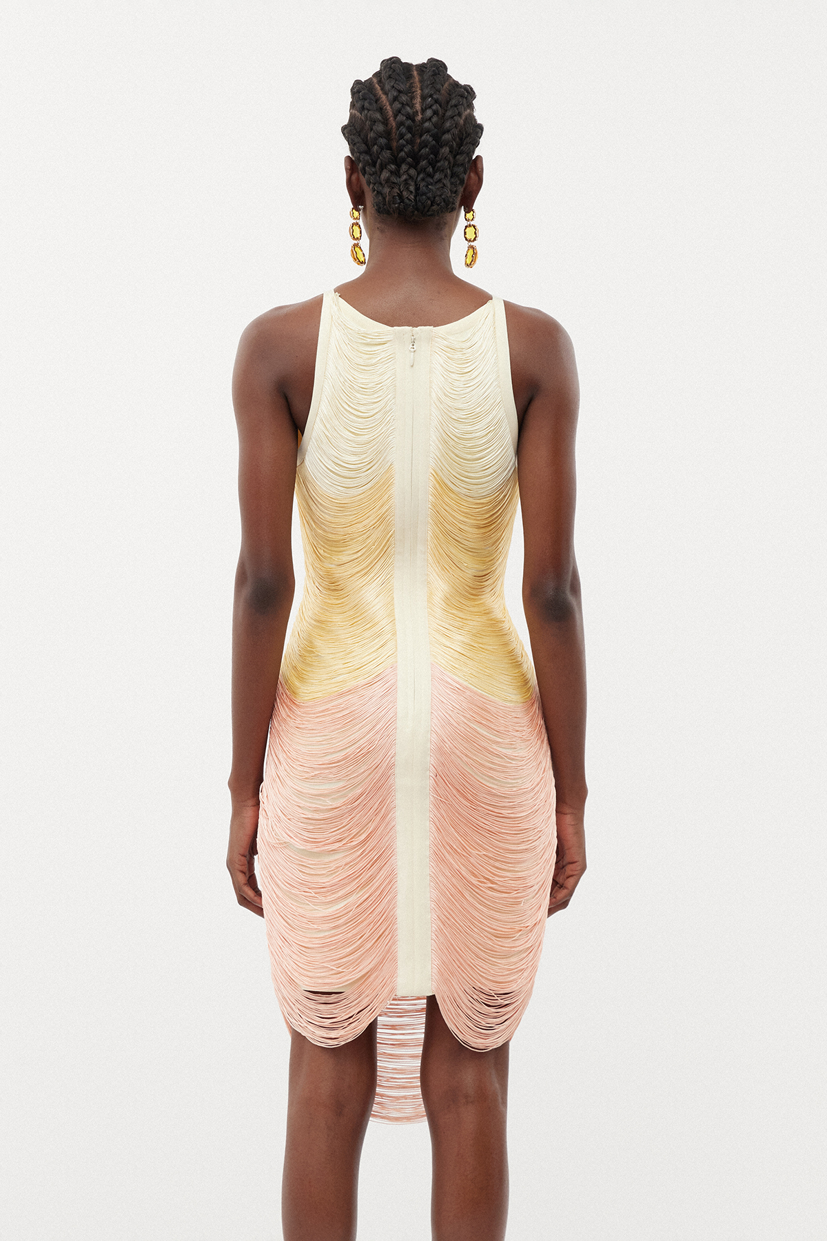 Fedde Hayley Fringe Mini Dress