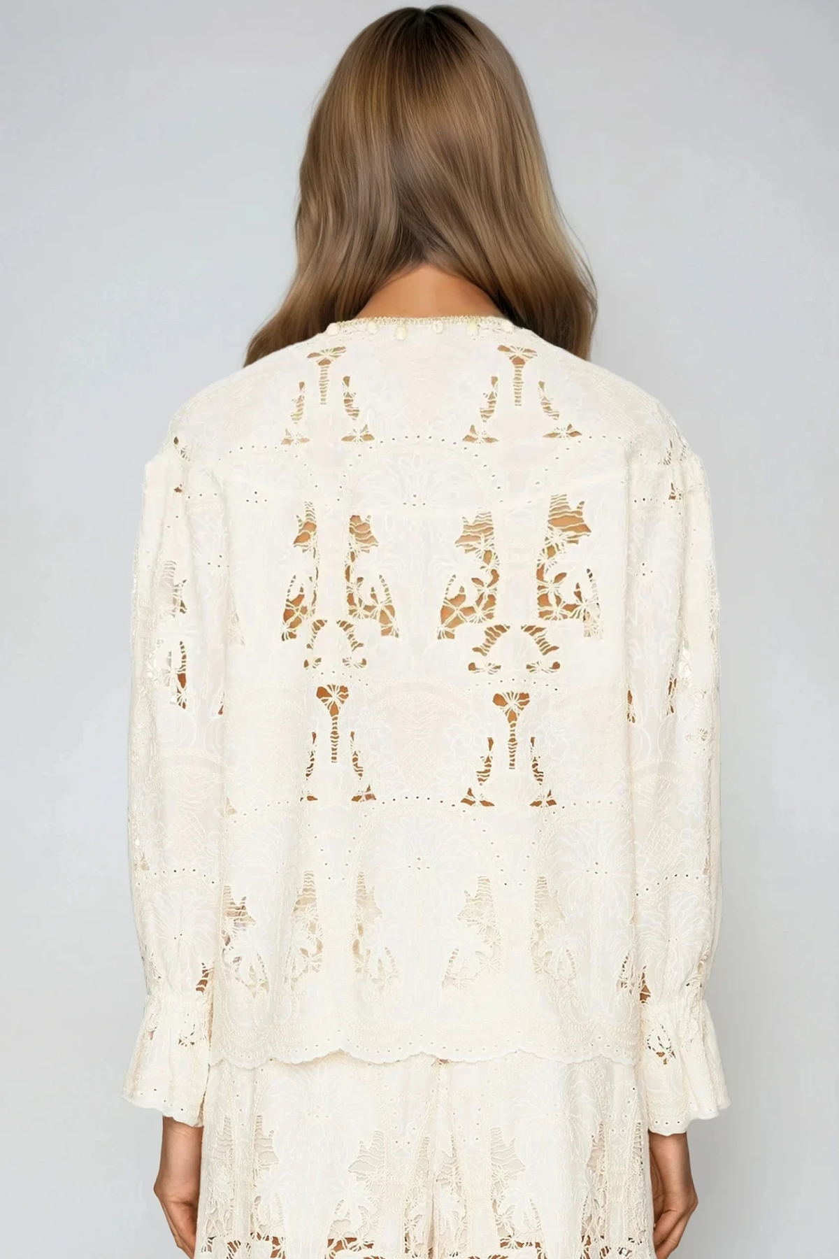 Fedir V Neck Cutout Pants Set