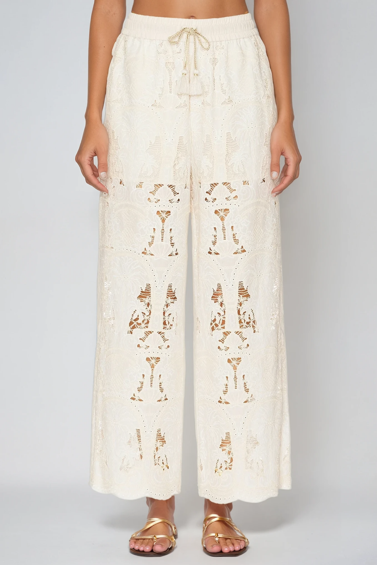 Fedir V Neck Cutout Pants Set